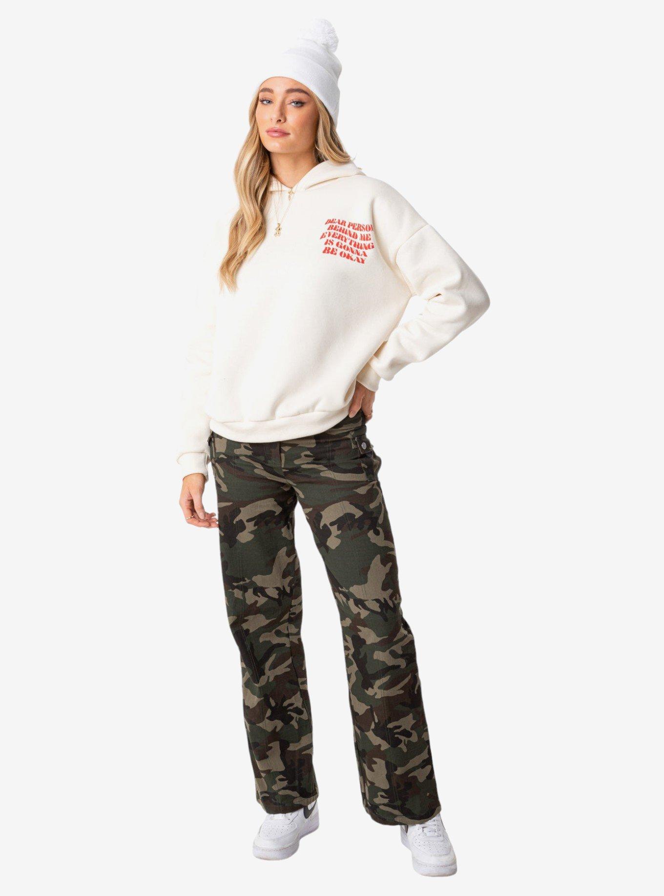 Edikted Everything Is Gonna Be Okay Hoodie, IVORY, alternate