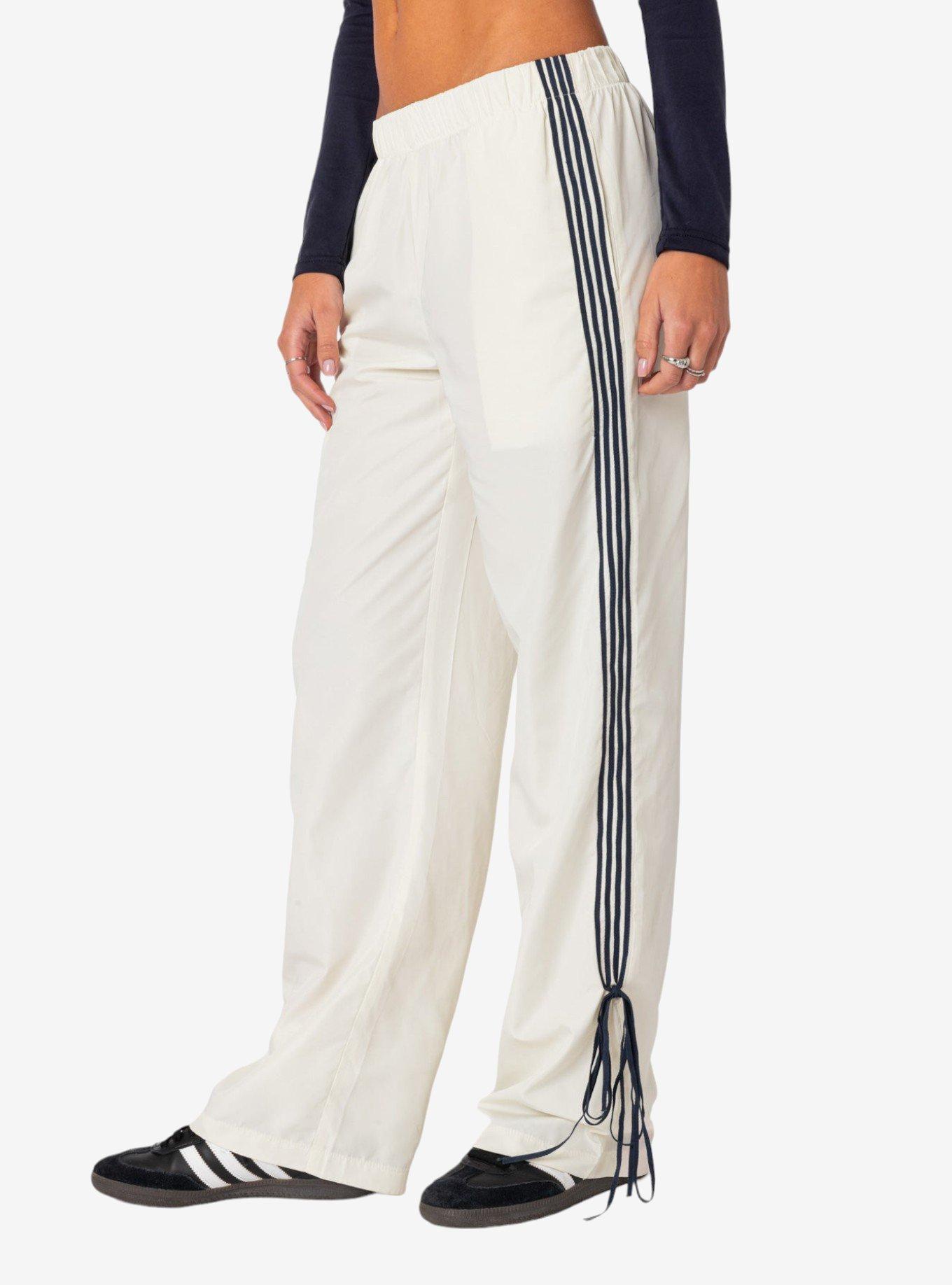 Remy Ribbon Track Pants, BEIGE, alternate
