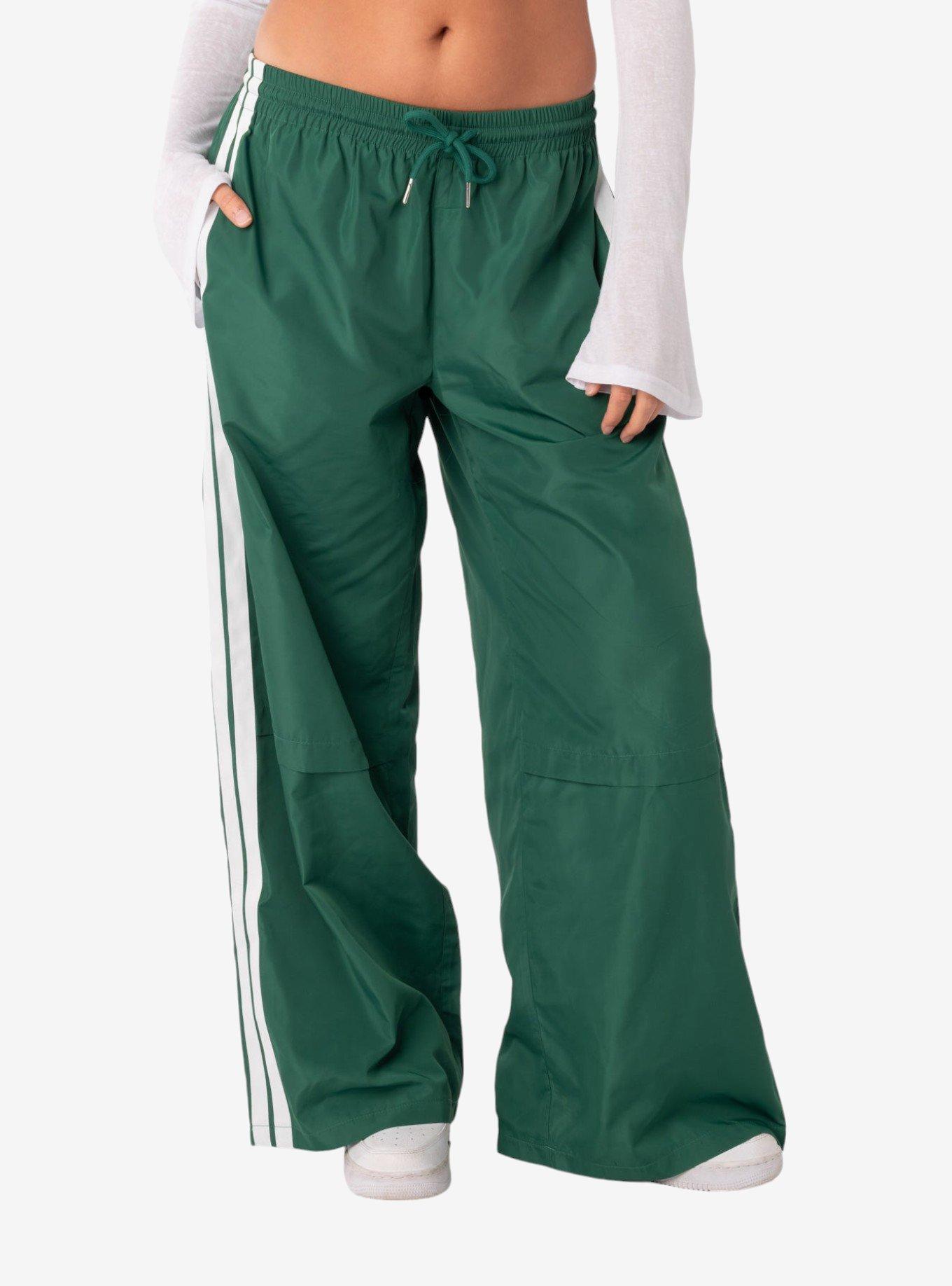 Fauna Nylon Track Pants, GREEN, alternate