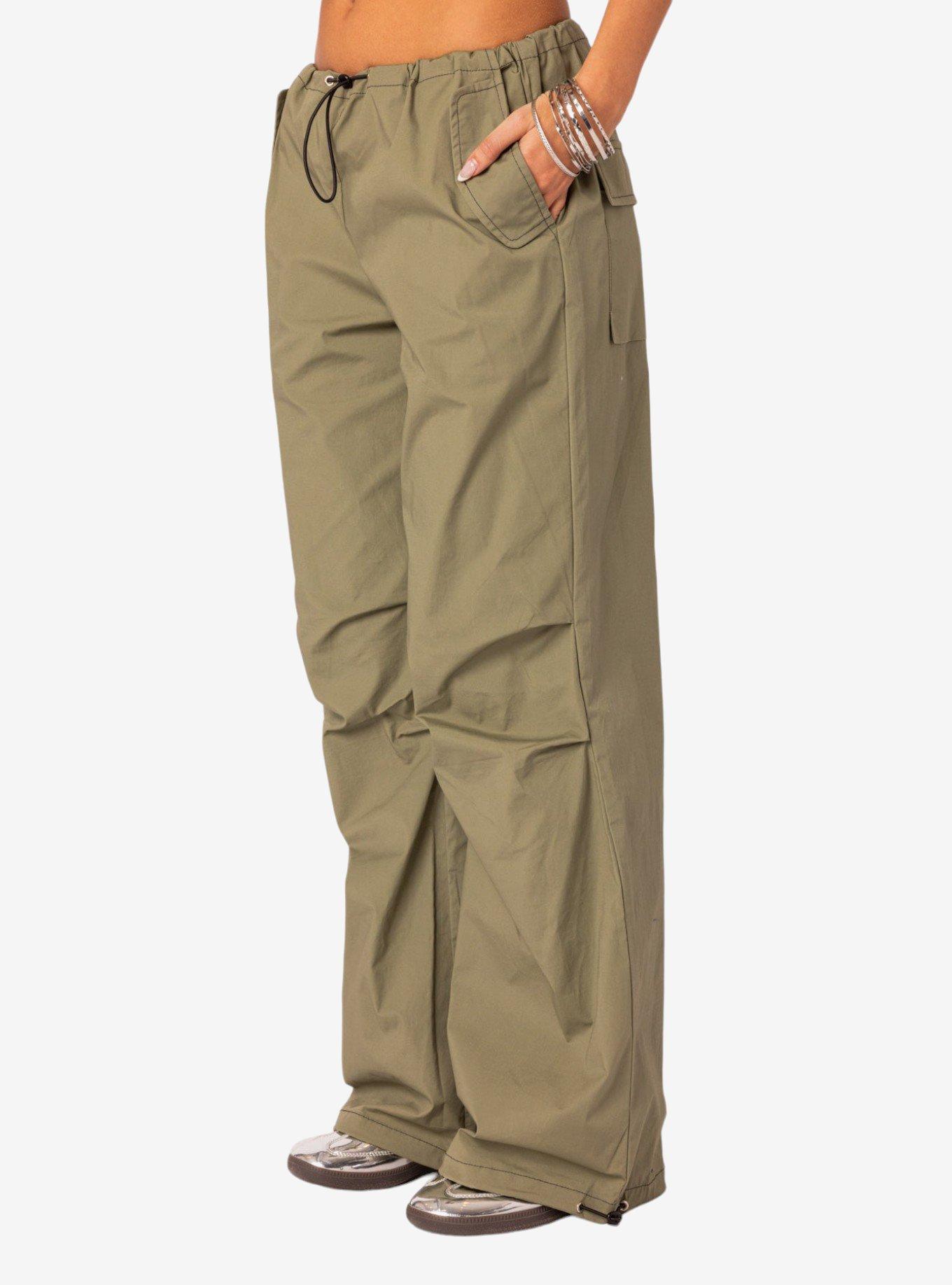 Fey Cargo Parachute Pants, OLIVE, alternate