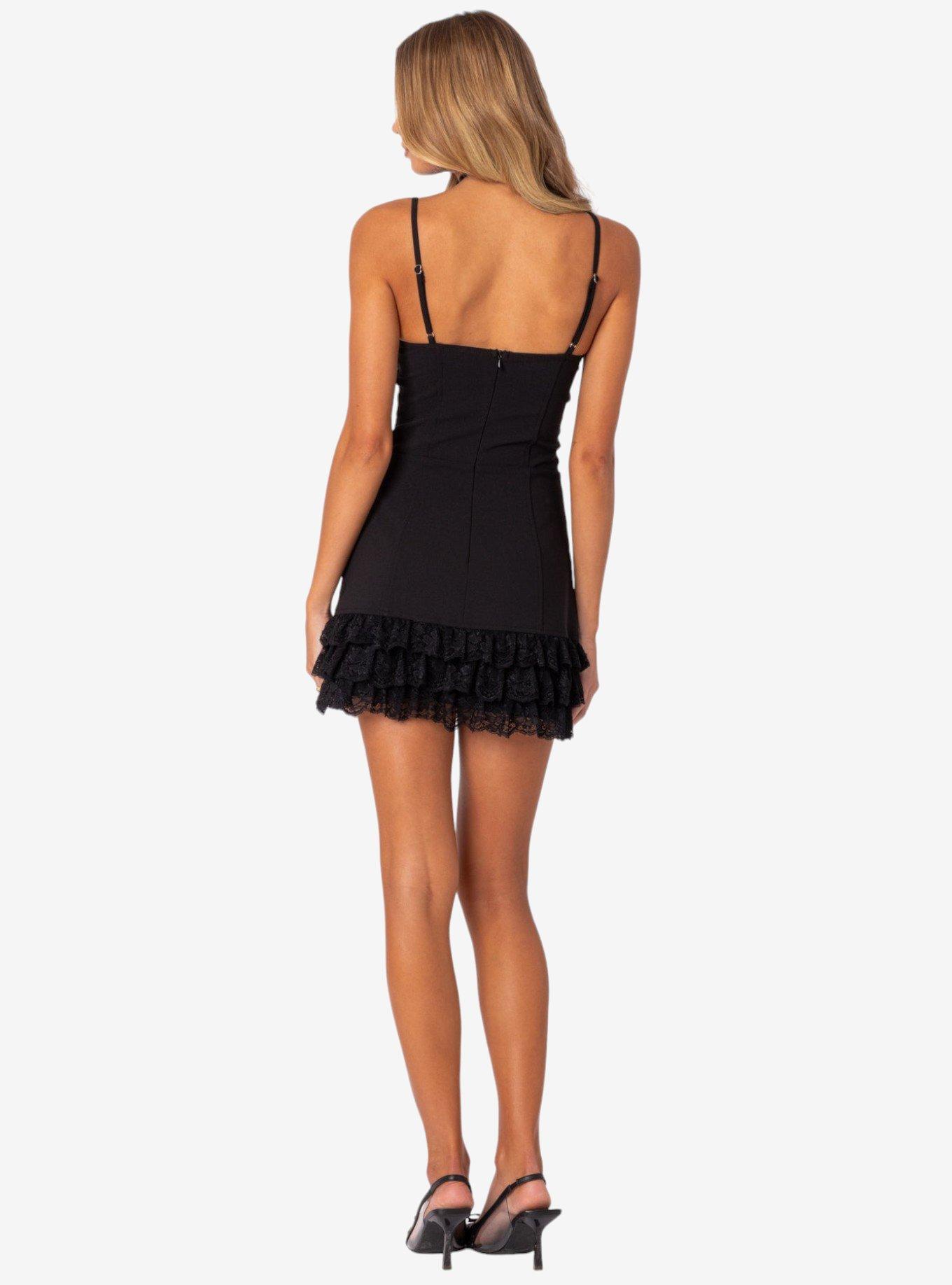 Edikted Maisie Corset Mini Dress, BLACK, alternate