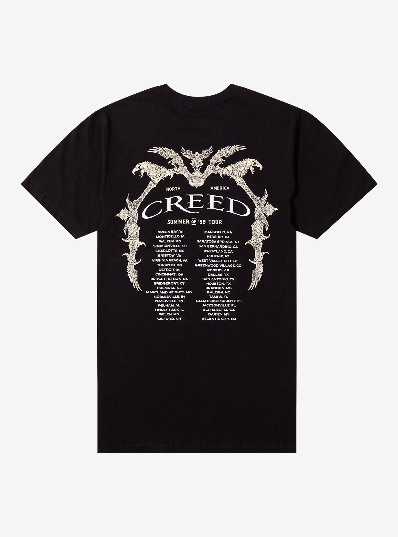 Creed Summer Of '99 Tour T-Shirt, BLACK, alternate