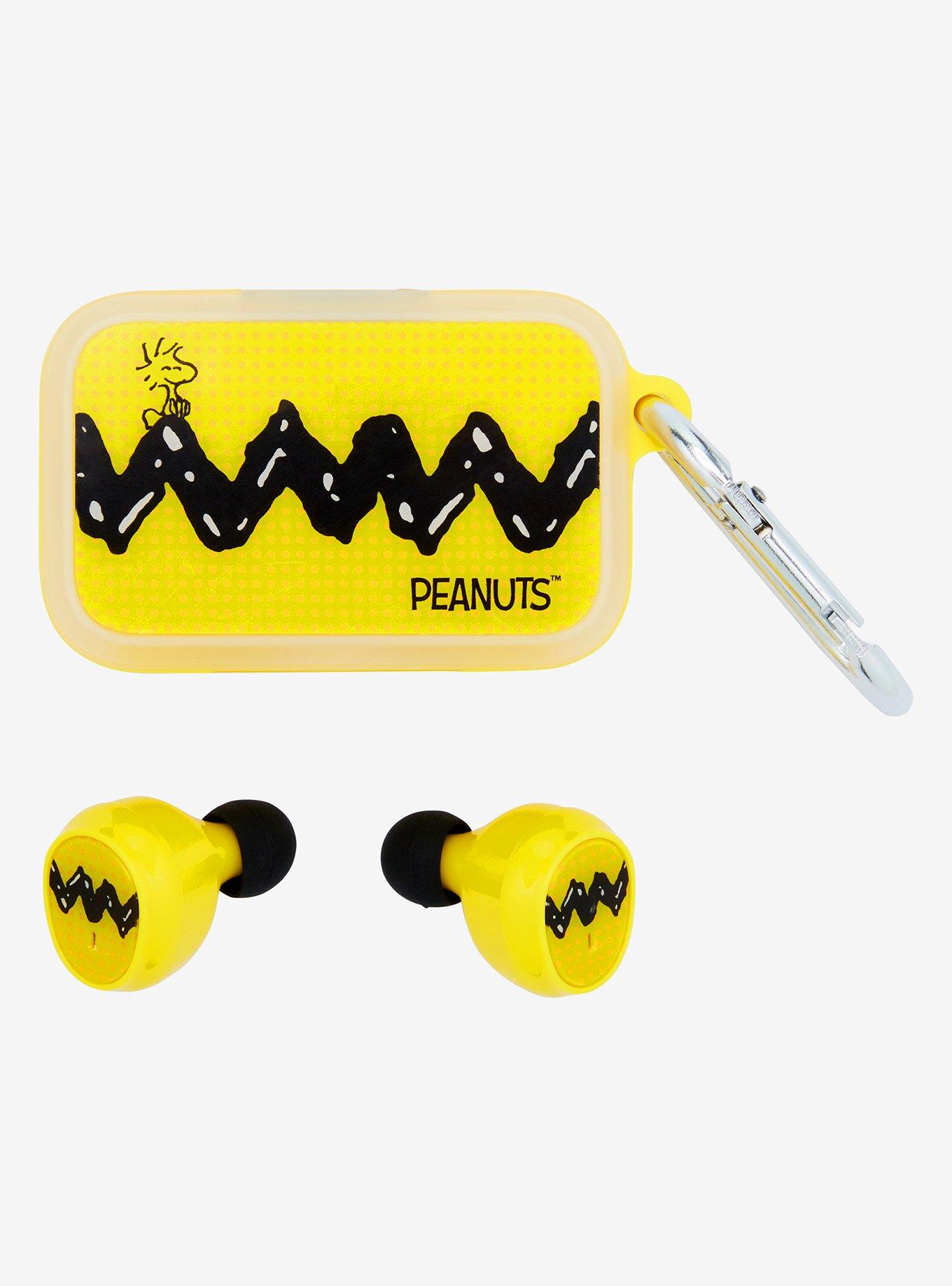 Peanuts Charlie Brown Shirt Wireless Earbuds and Case, , alternate