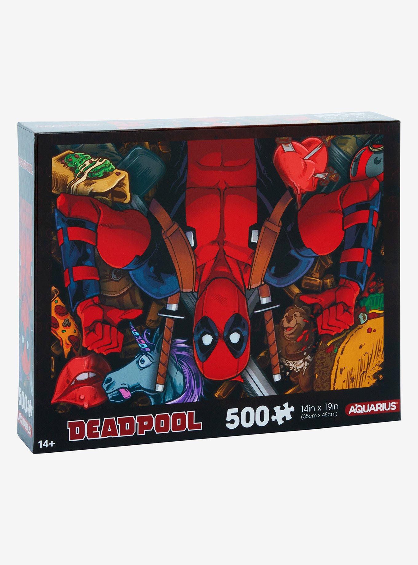 Marvel Deadpool Collage 500-Piece Puzzle, , alternate