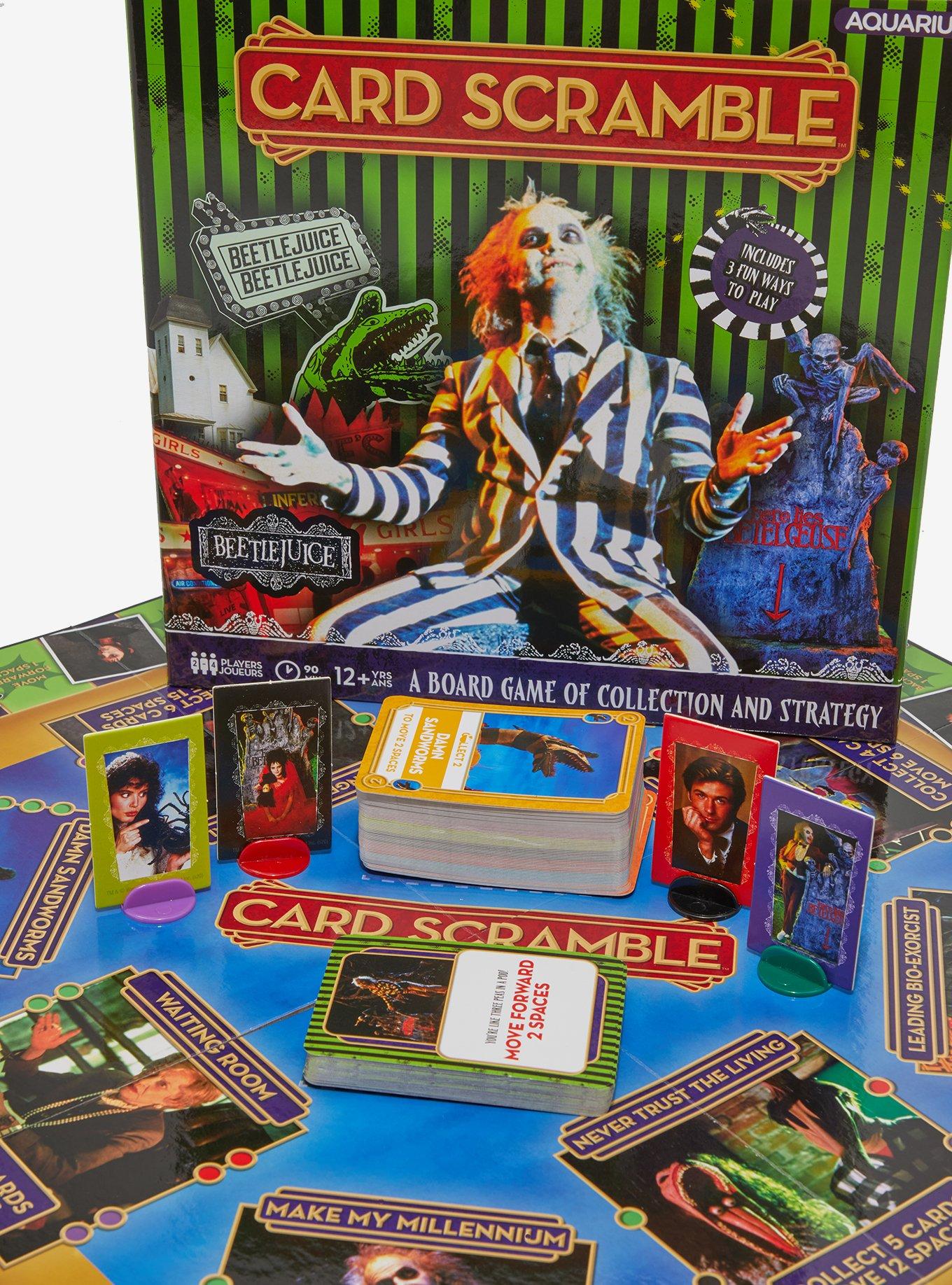 Beetlejuice Card Scramble Board Game, , hi-res