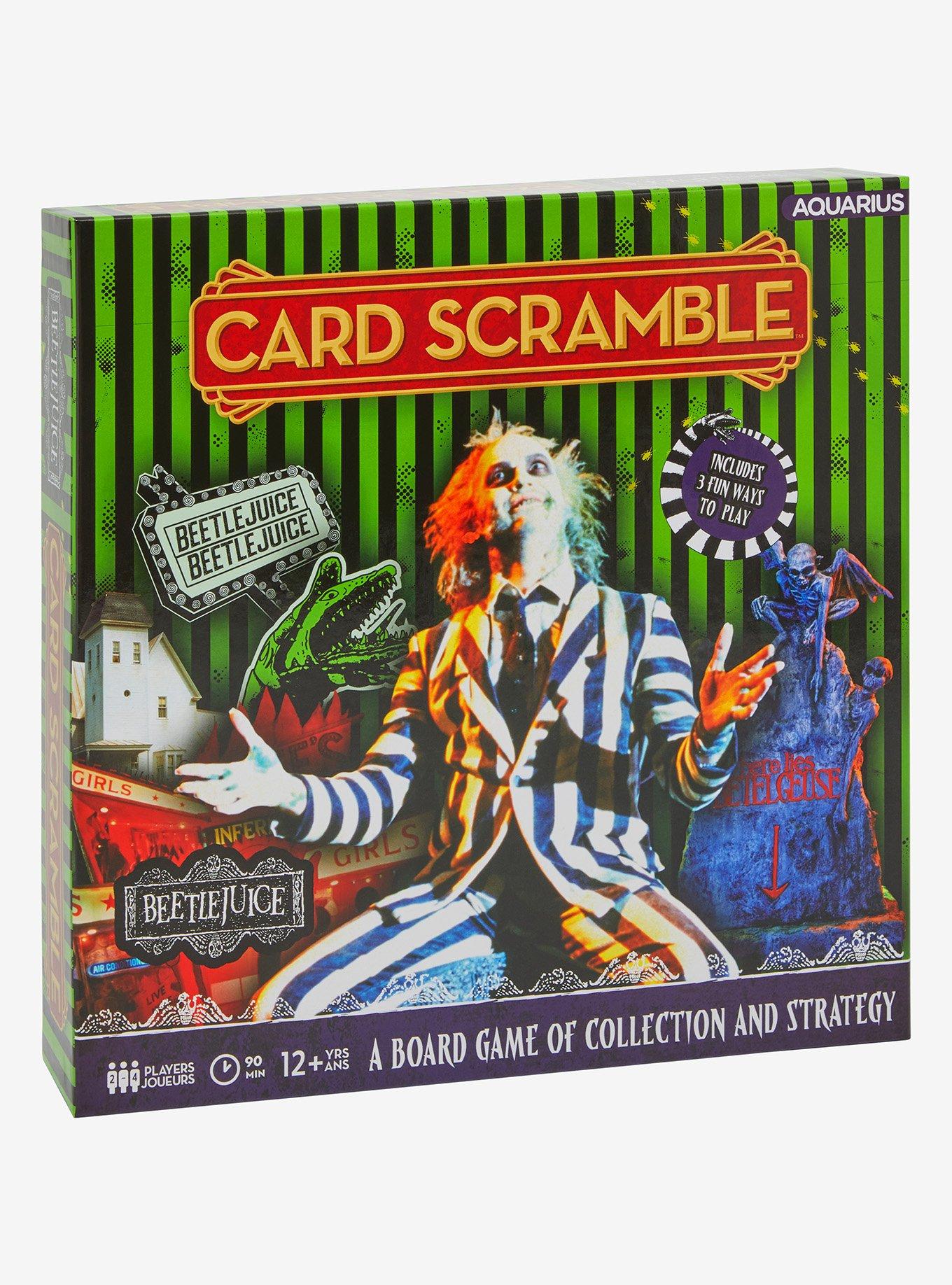 Beetlejuice Card Scramble Board Game, , alternate