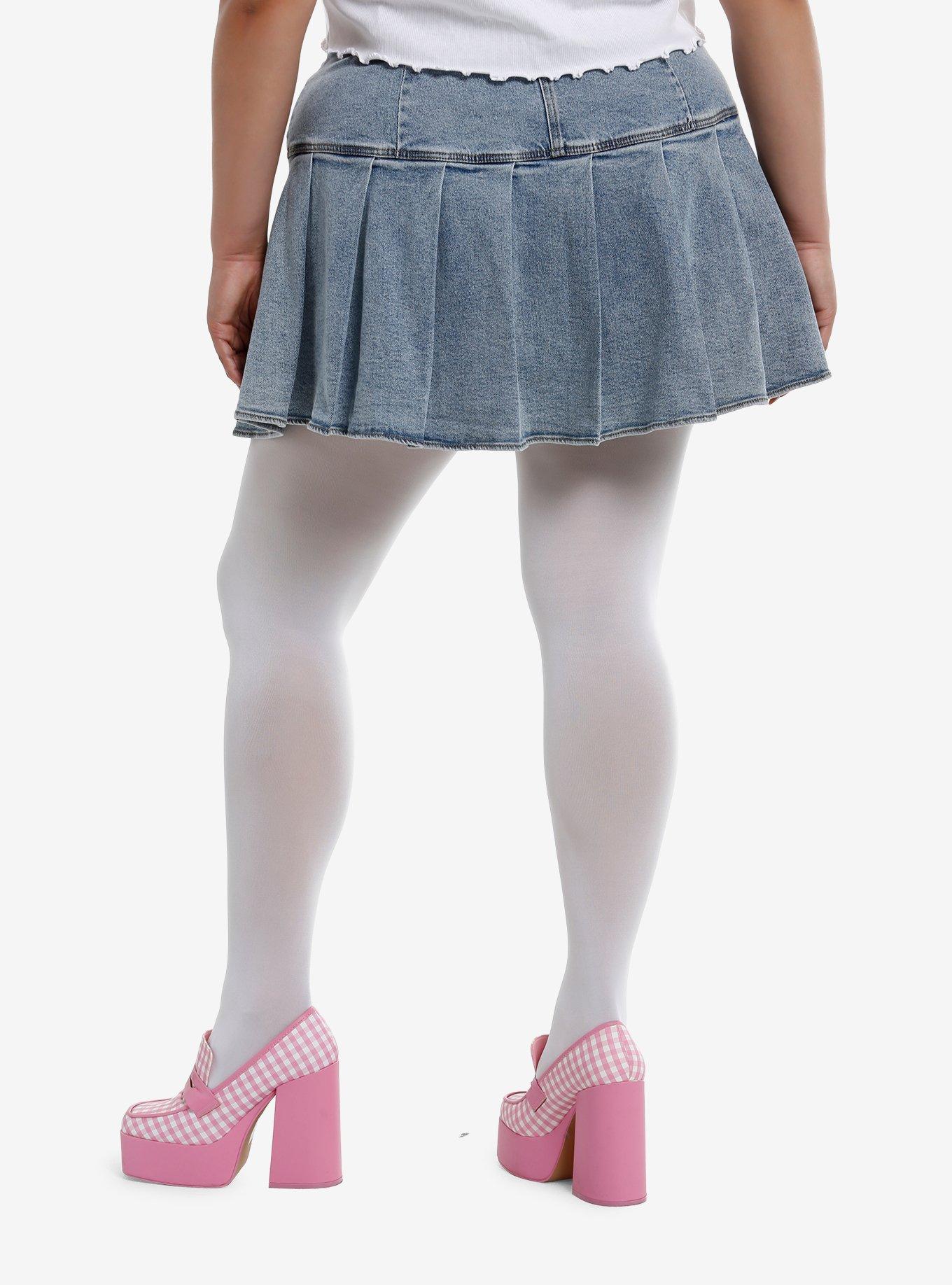 My Melody Heart Chain Belt Denim Skirt Plus Size, , hi-res