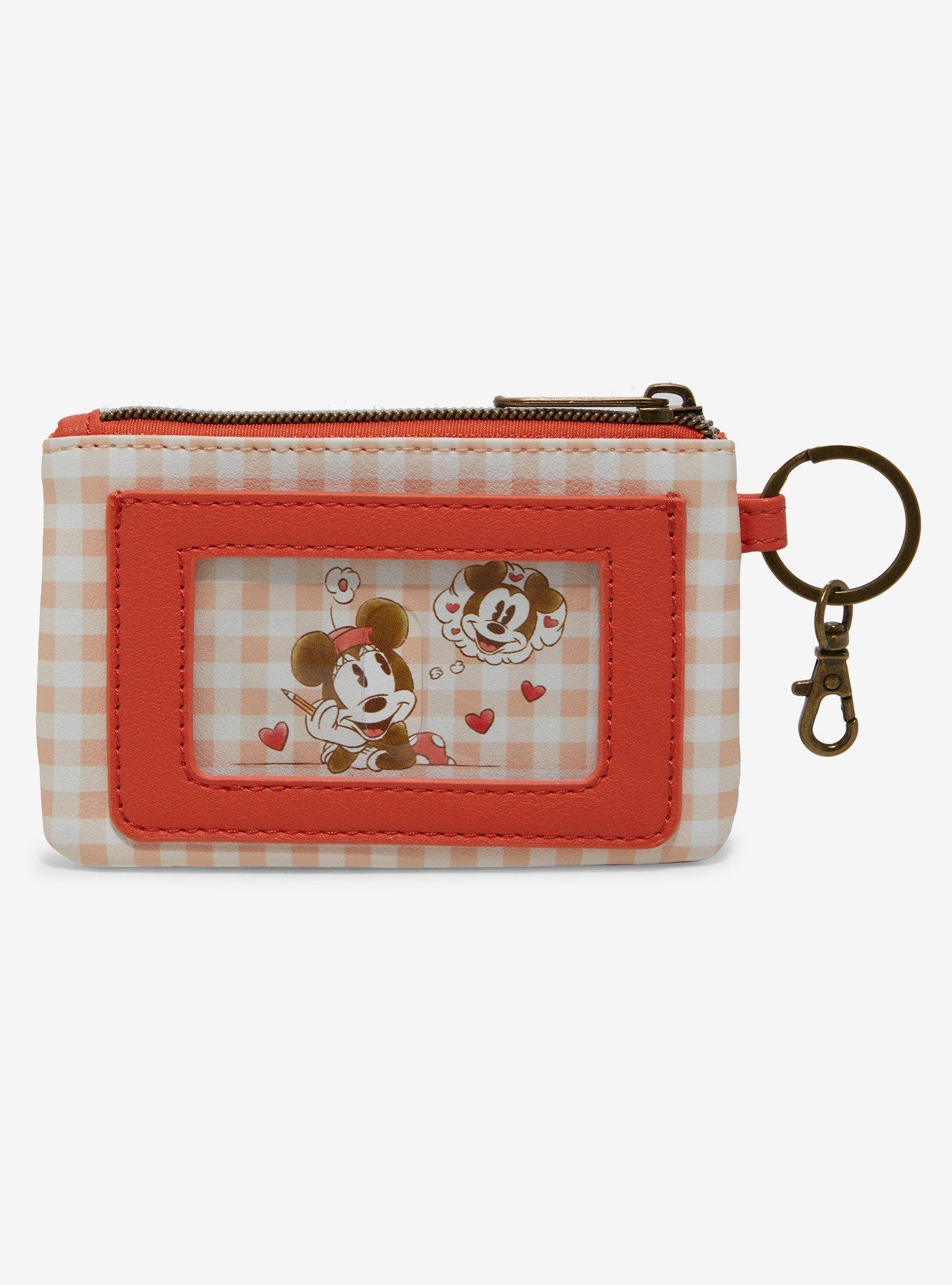 Loungefly Disney Minnie Mouse Loves Mickey Mouse Letter Cardholder, , alternate