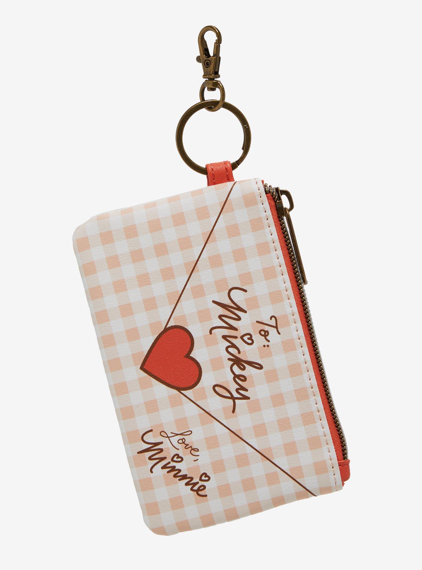 Loungefly Disney Minnie Mouse Loves Mickey Mouse Letter Cardholder, , alternate