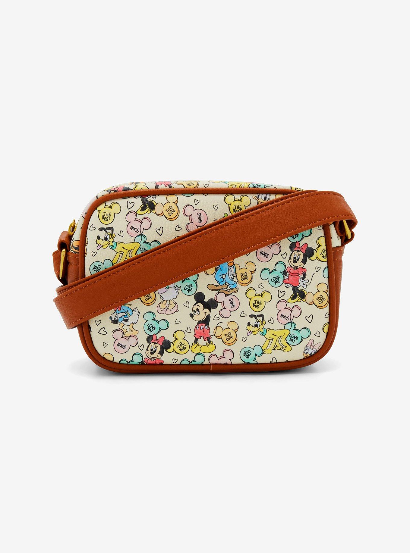 Loungefly Disney Mickey Mouse And Friends Candy Camera Crossbody Bag, , alternate