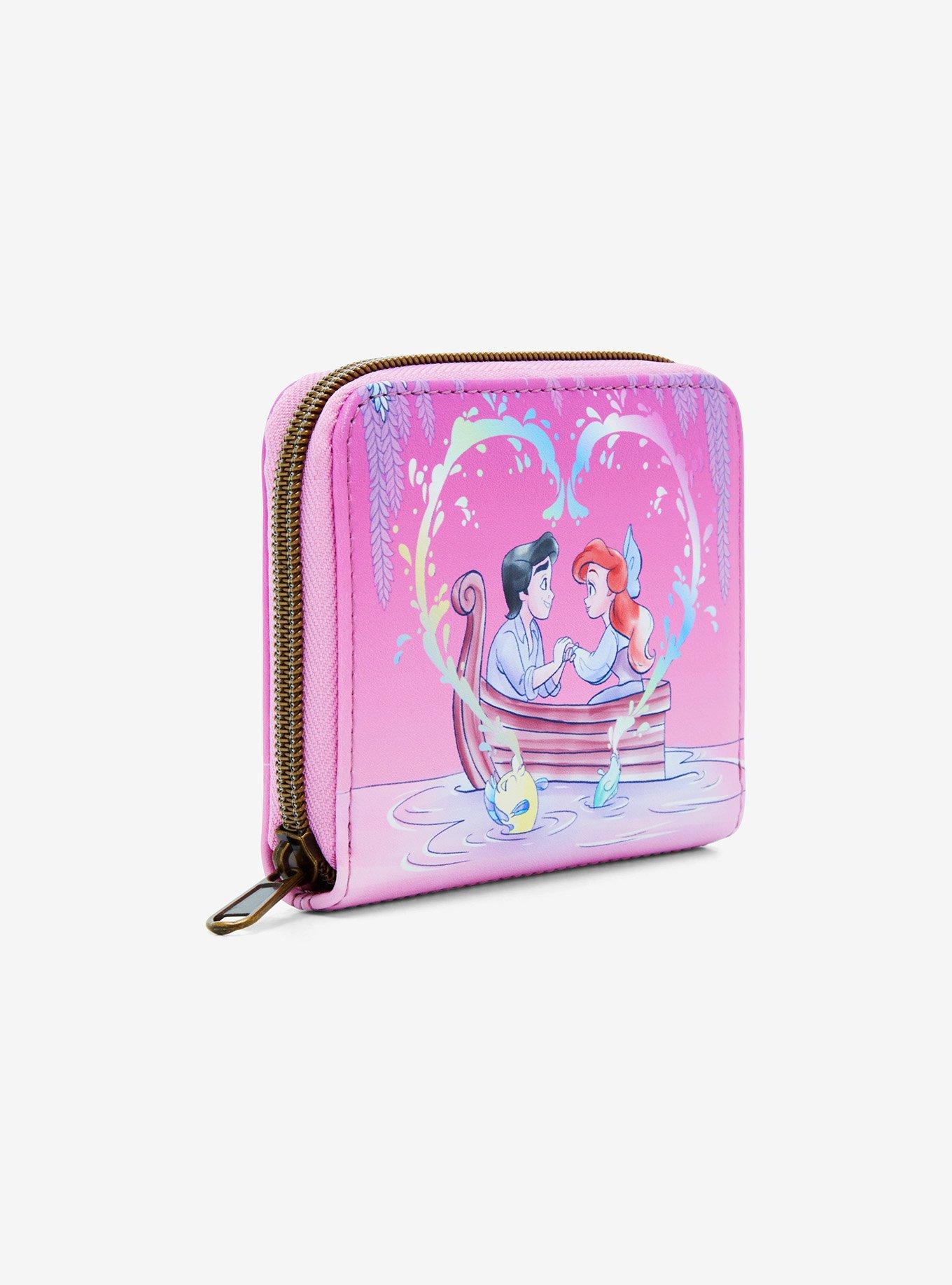 Loungefly Disney The Little Mermaid Kiss The Girl Mini Zipper Wallet, , hi-res