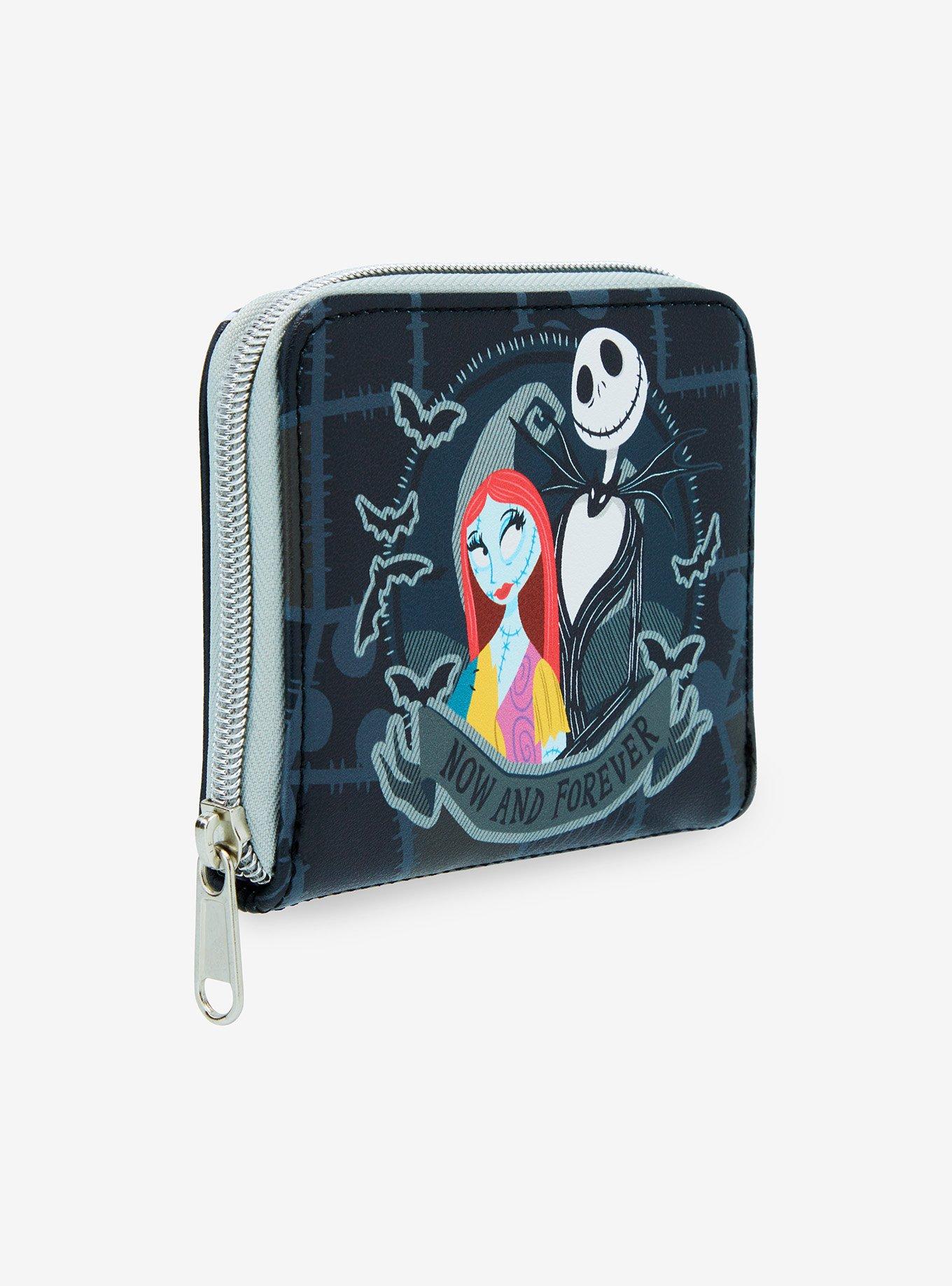 Loungefly The Nightmare Before Christmas Jack & Sally Split Mini Zipper Wallet, , hi-res