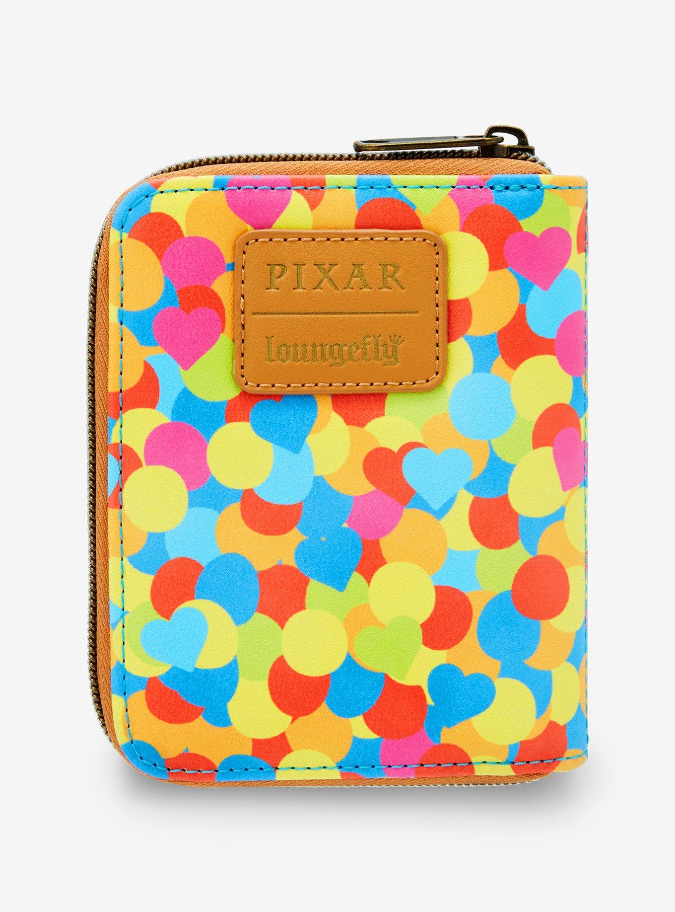 Loungefly Disney Pixar Up Carl & Ellie Balloons Mini Zipper Wallet, , alternate