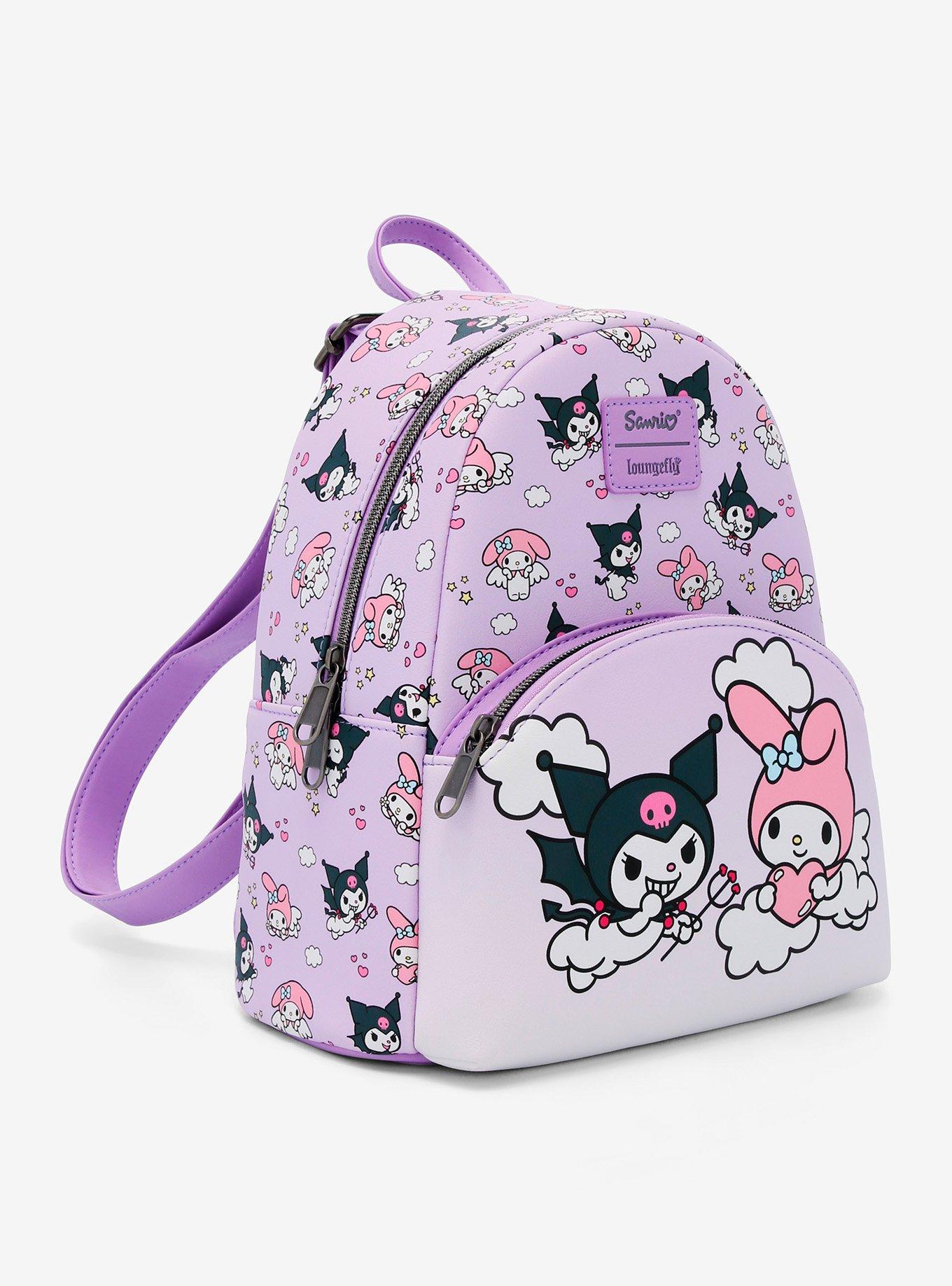 Loungefly Kuromi & My Melody Angel & Devil Mini Backpack, , hi-res