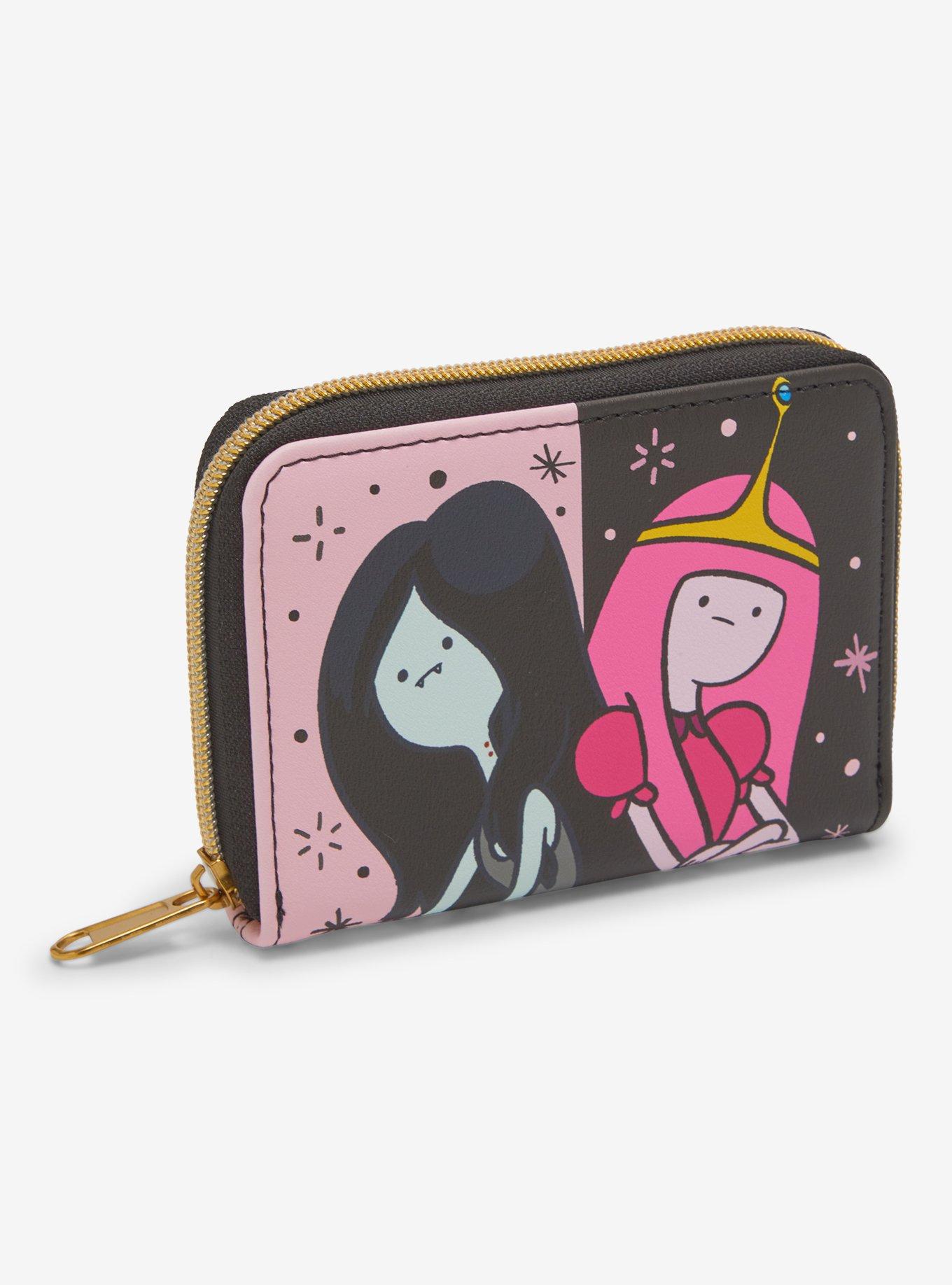 Loungefly Adventure Time Princess Bubblegum & Marceline Split Mini Zipper Wallet, , hi-res