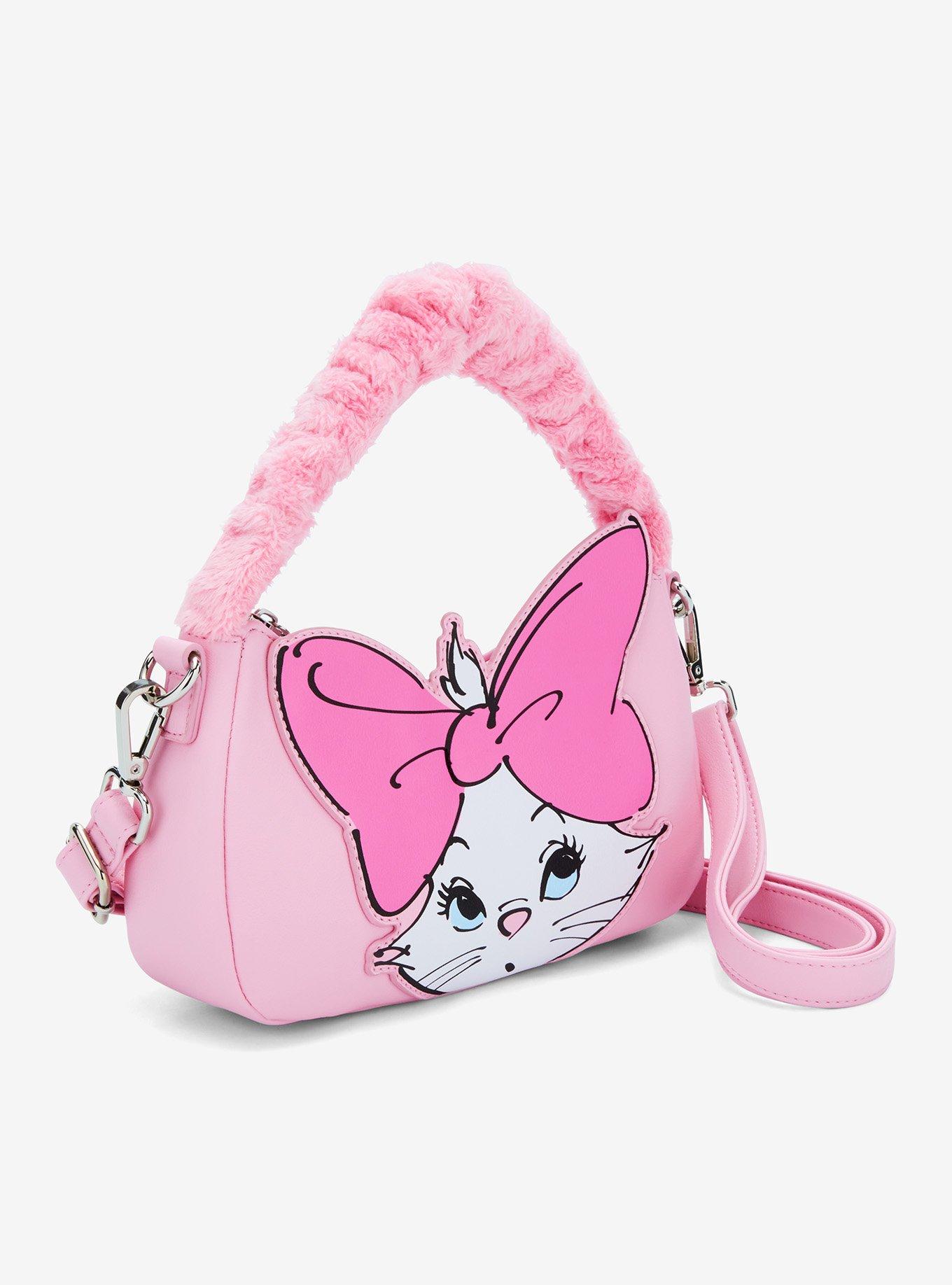 Loungefly Disney The Aristocats Marie Fuzzy Handle Shoulder Bag, , hi-res