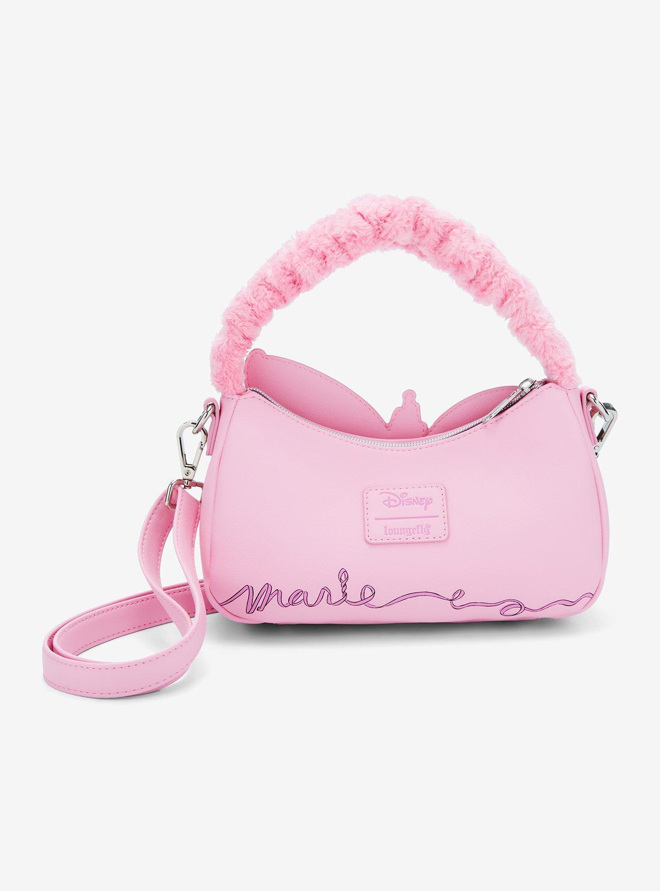 Loungefly Disney The Aristocats Marie Fuzzy Handle Crossbody Bag, , alternate