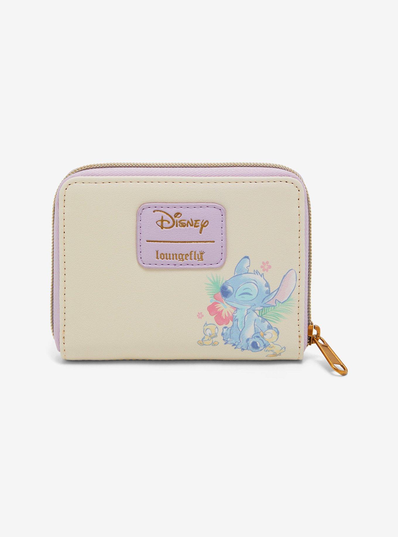 Loungefly Disney Stitch & Ducks Pastel Mini Zipper Wallet, , alternate