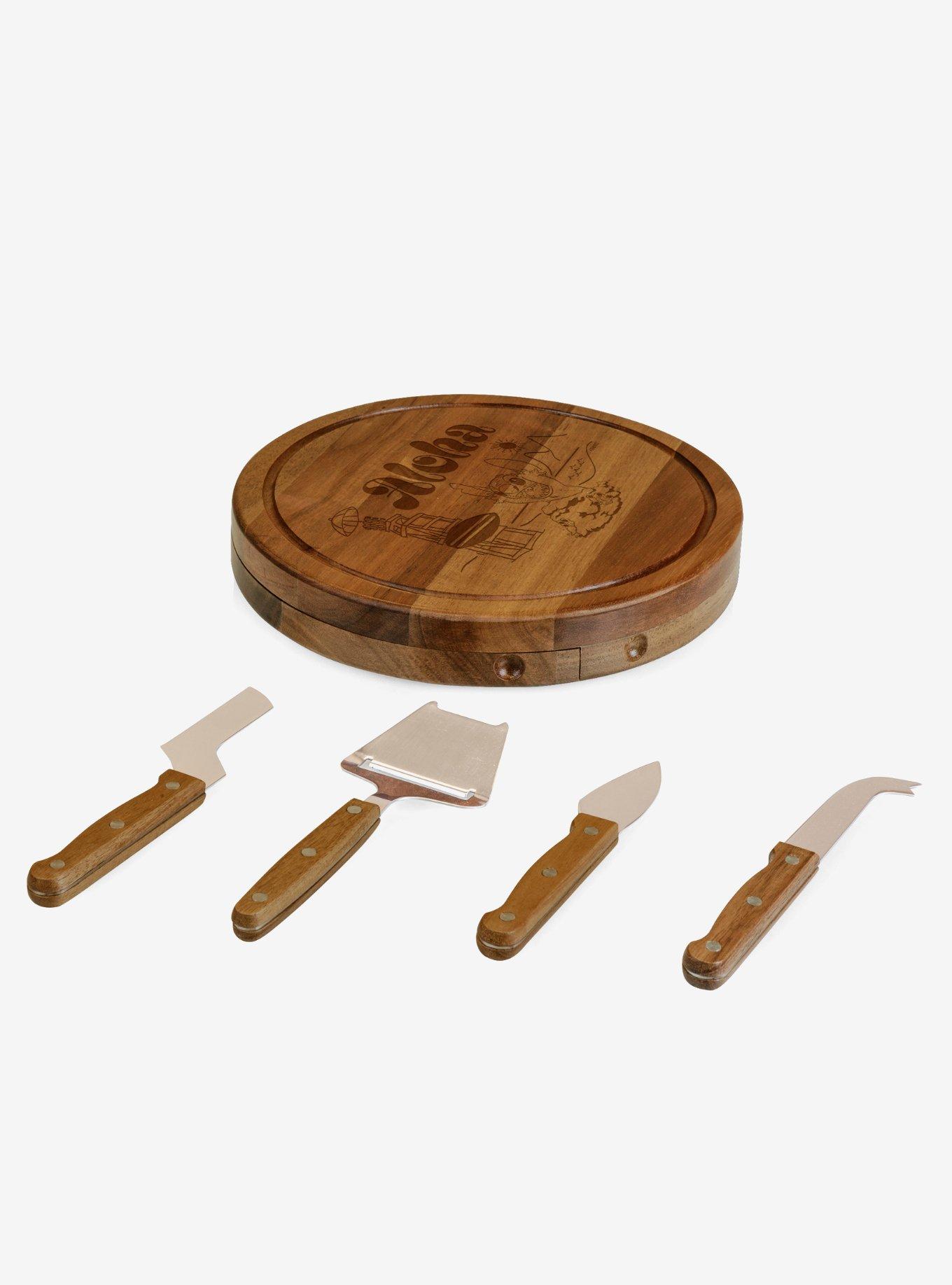 Disney Lilo And Stitch Acacia Circo Cheese Board and Tools Set - Thumbnail 3