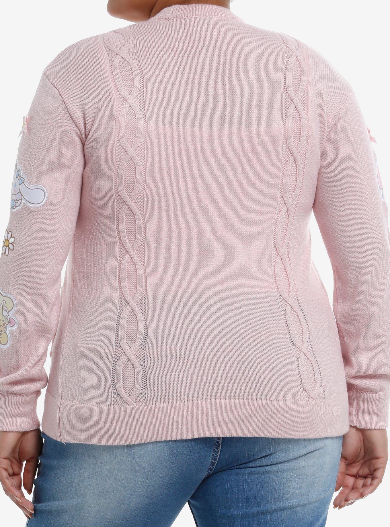 Hello Kitty And Friends Cupid Heart Girls Cardigan Plus Size, PINK, alternate