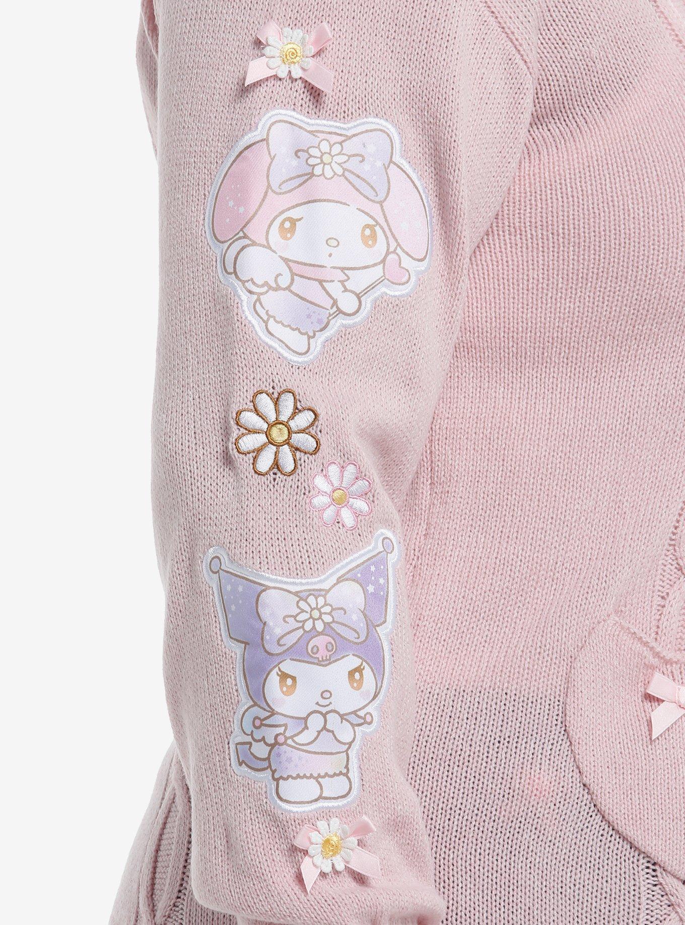 Hello Kitty And Friends Cupid Heart Girls Cardigan Plus Size, PINK, alternate
