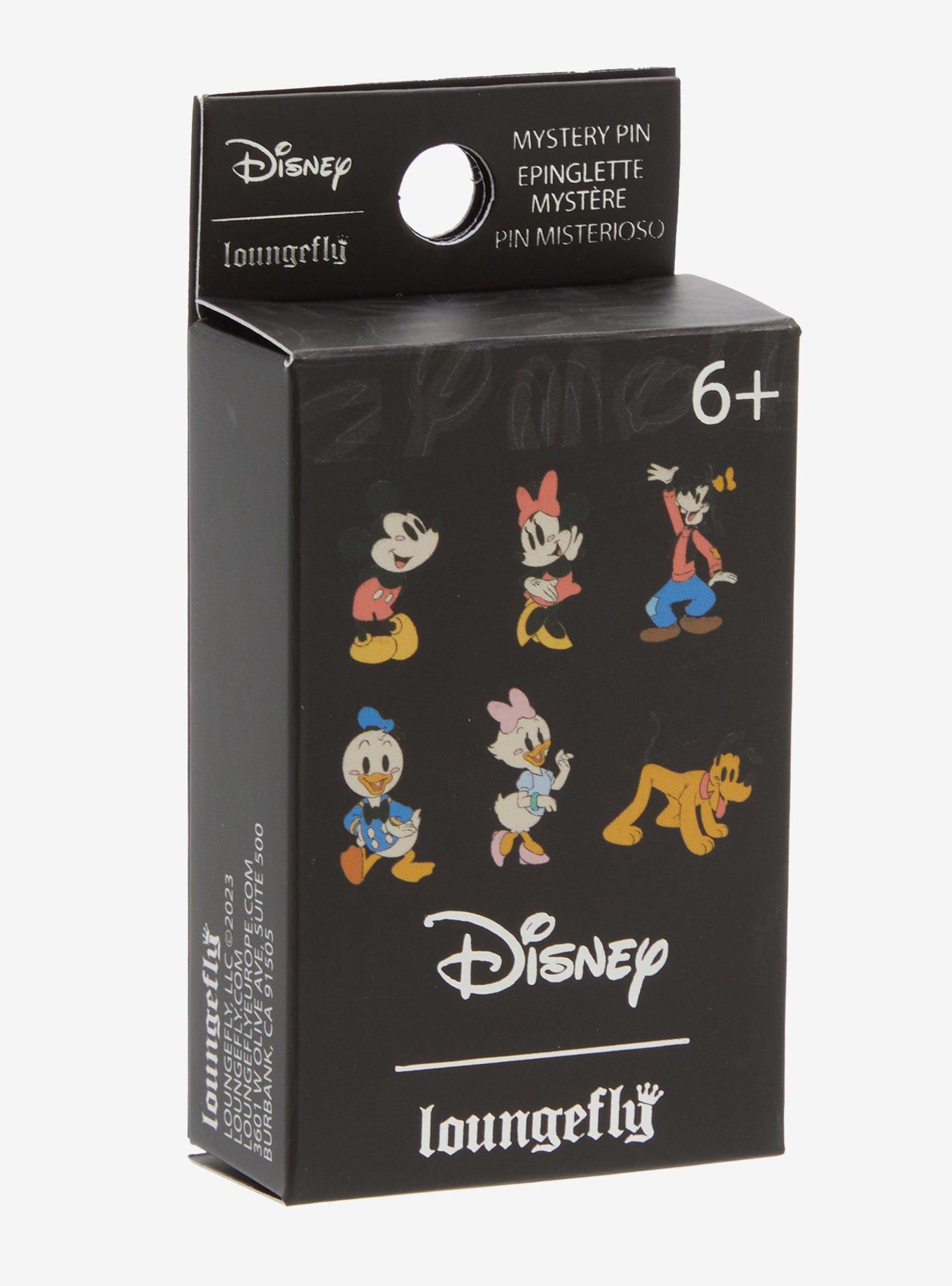 Loungefly Disney Mickey & Friends Retro Blind Box Enamel Pin, , hi-res