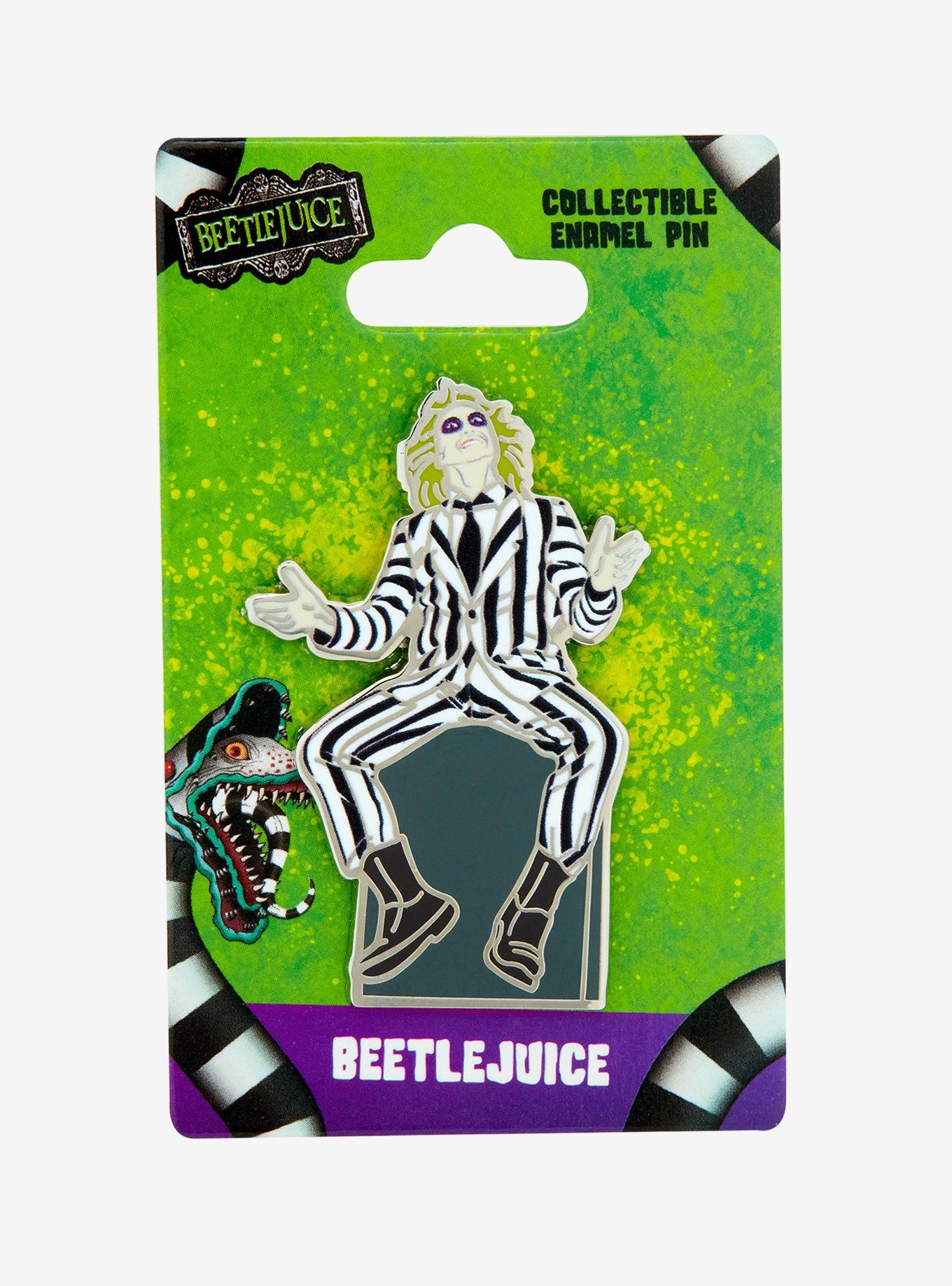 Beetlejuice Gravestone Beetlejuice Enamel Pin, , alternate