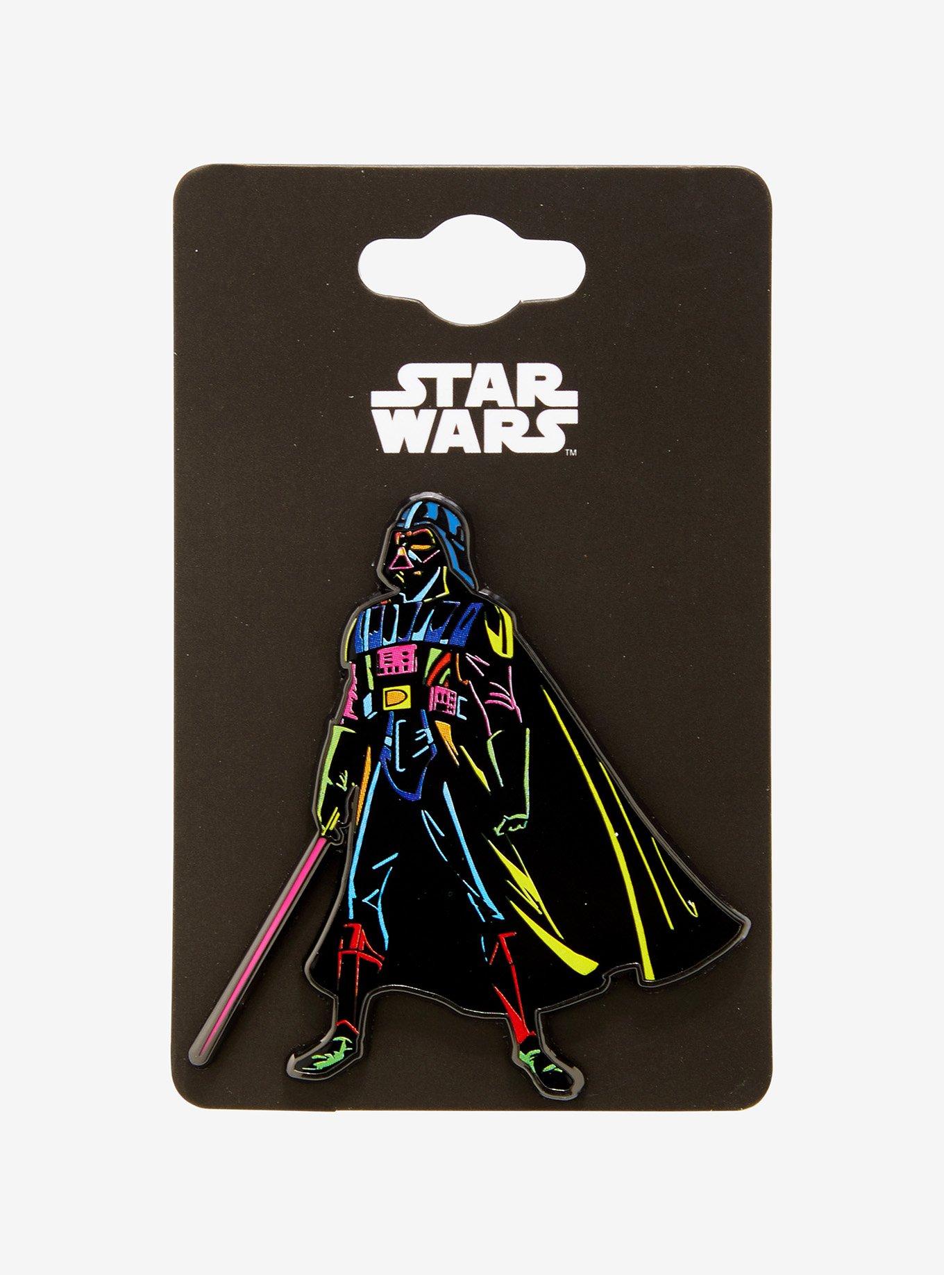 Star Wars Darth Vader Colorful Enamel Pin — BoxLunch Exclusive, , alternate