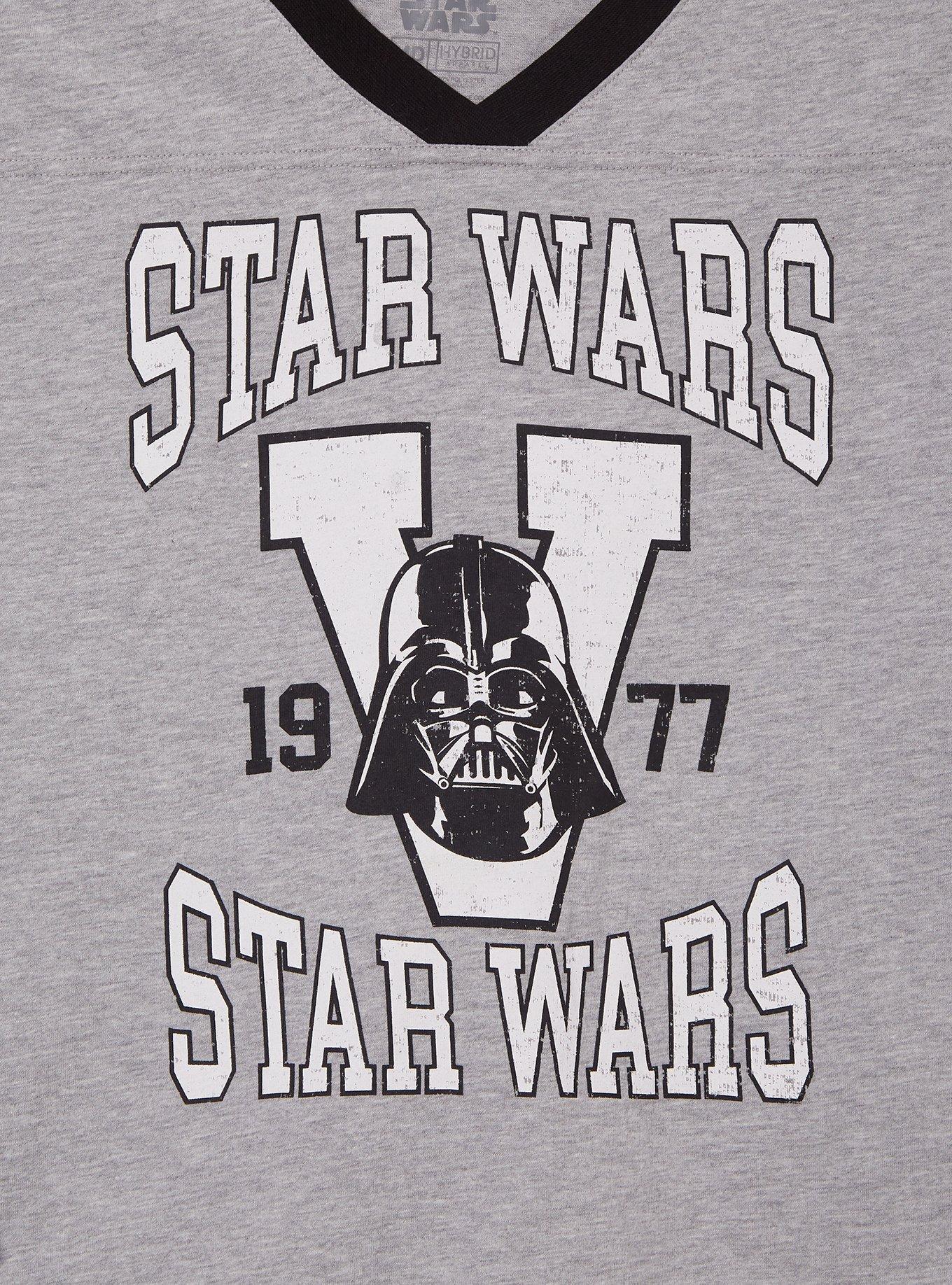 Star Wars Darth Vader Women's Jersey T-Shirt - BoxLunch Exclusive, HEATHER, alternate