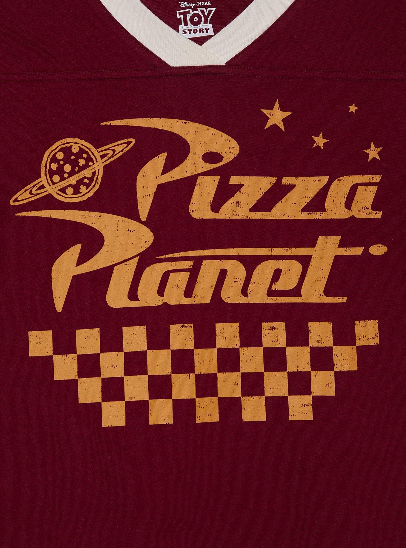 Disney Pixar Toy Story Pizza Planet Women's Jersey T-Shirt - BoxLunch Exclusive, RED, alternate