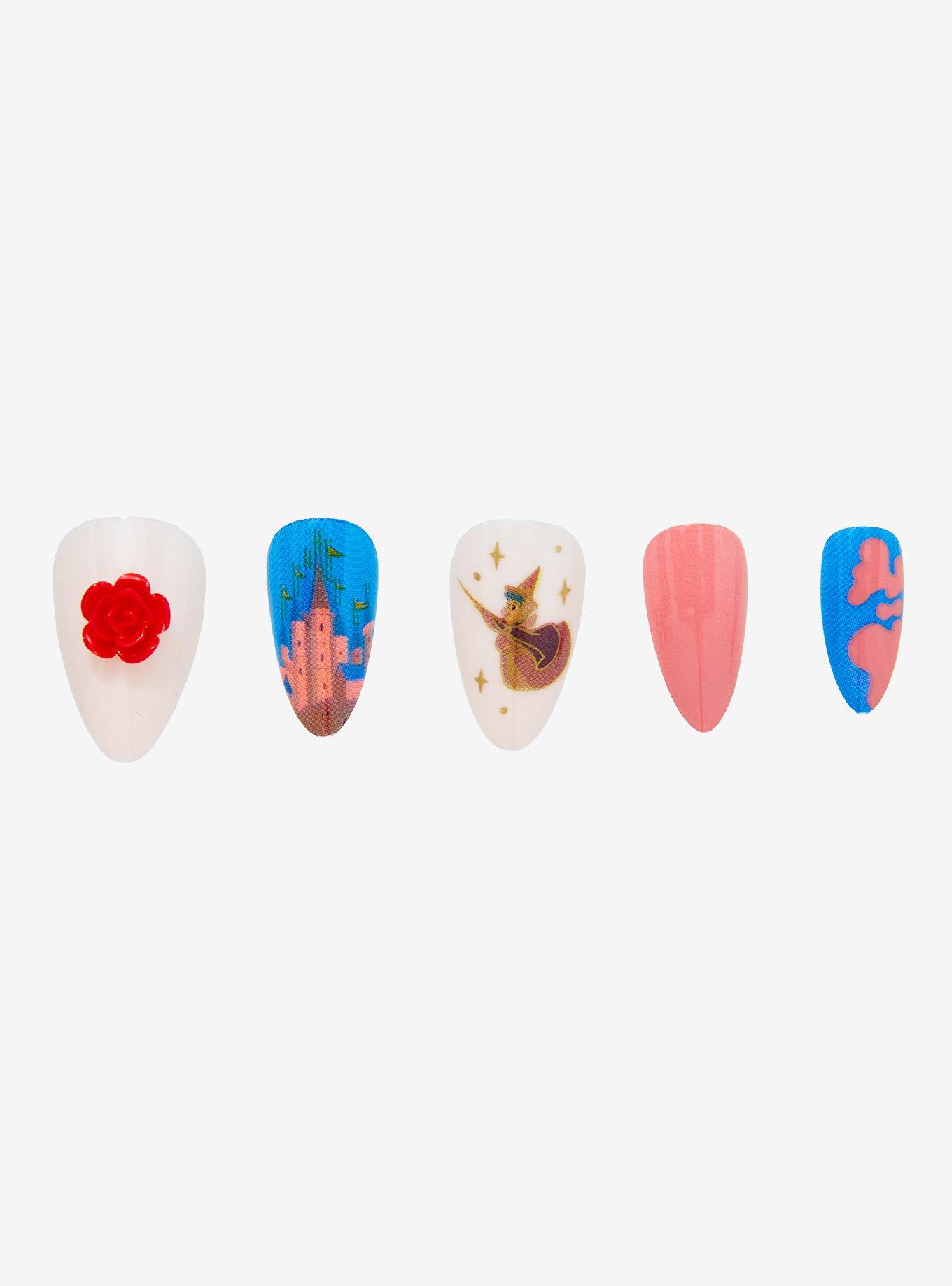 Disney Sleeping Beauty Aurora Press On Nail Set, , hi-res