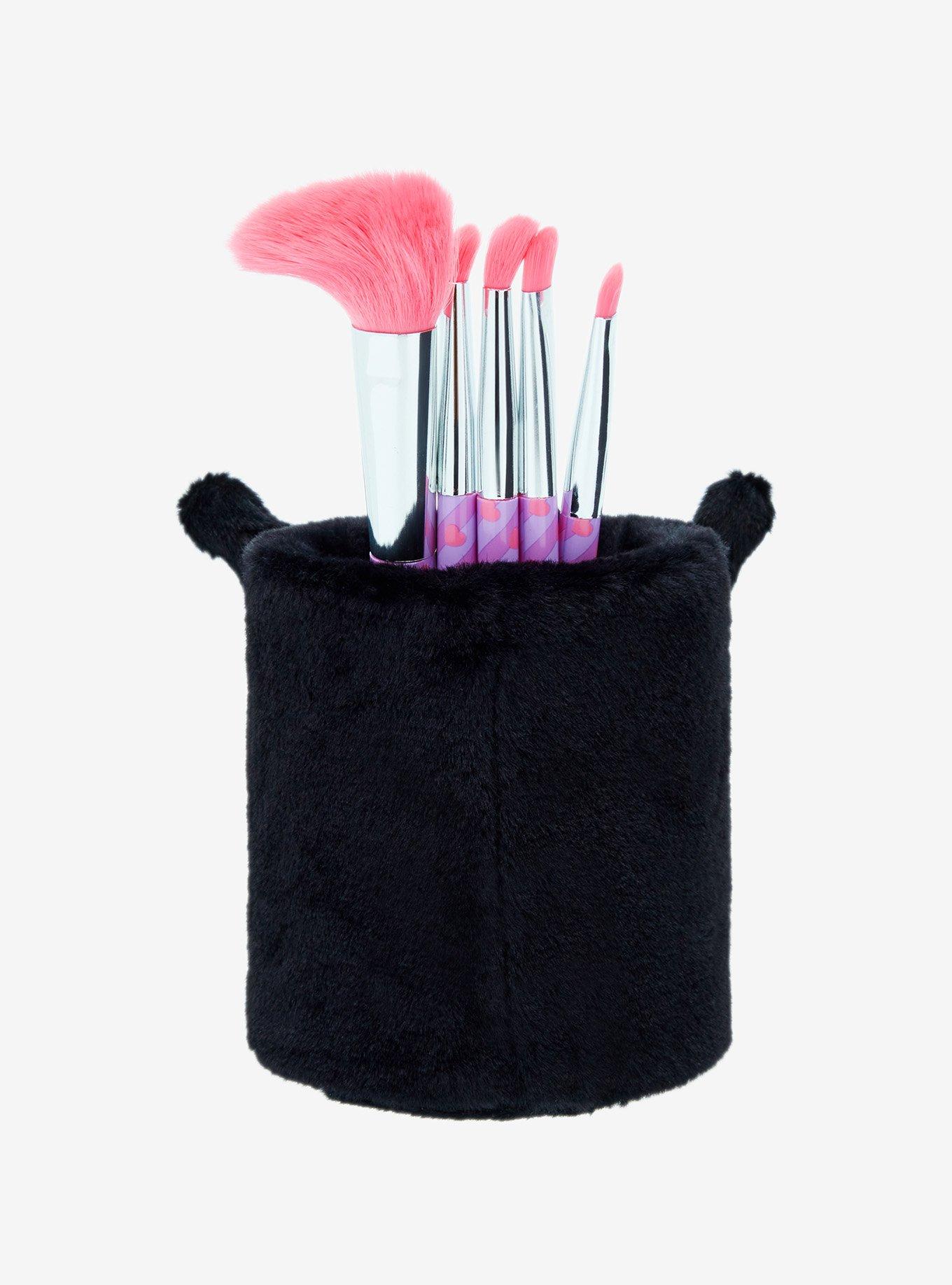 Sanrio Kuromi Plush Makeup Brush Holder & Brush Set - BoxLunch Exclusive, , hi-res