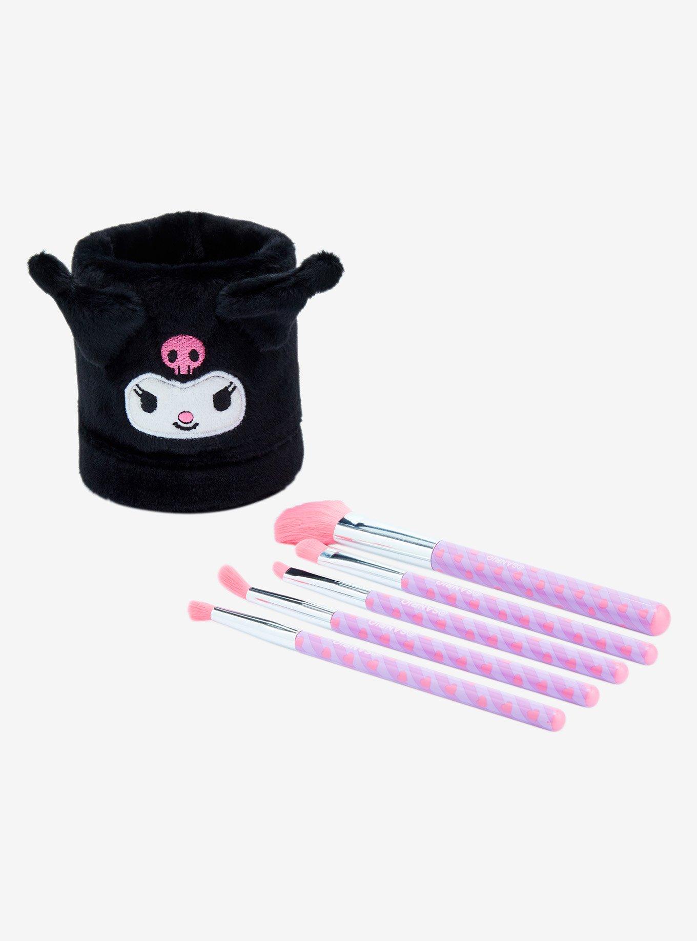 Sanrio Kuromi Plush Makeup Brush Holder & Brush Set - BoxLunch Exclusive, , alternate