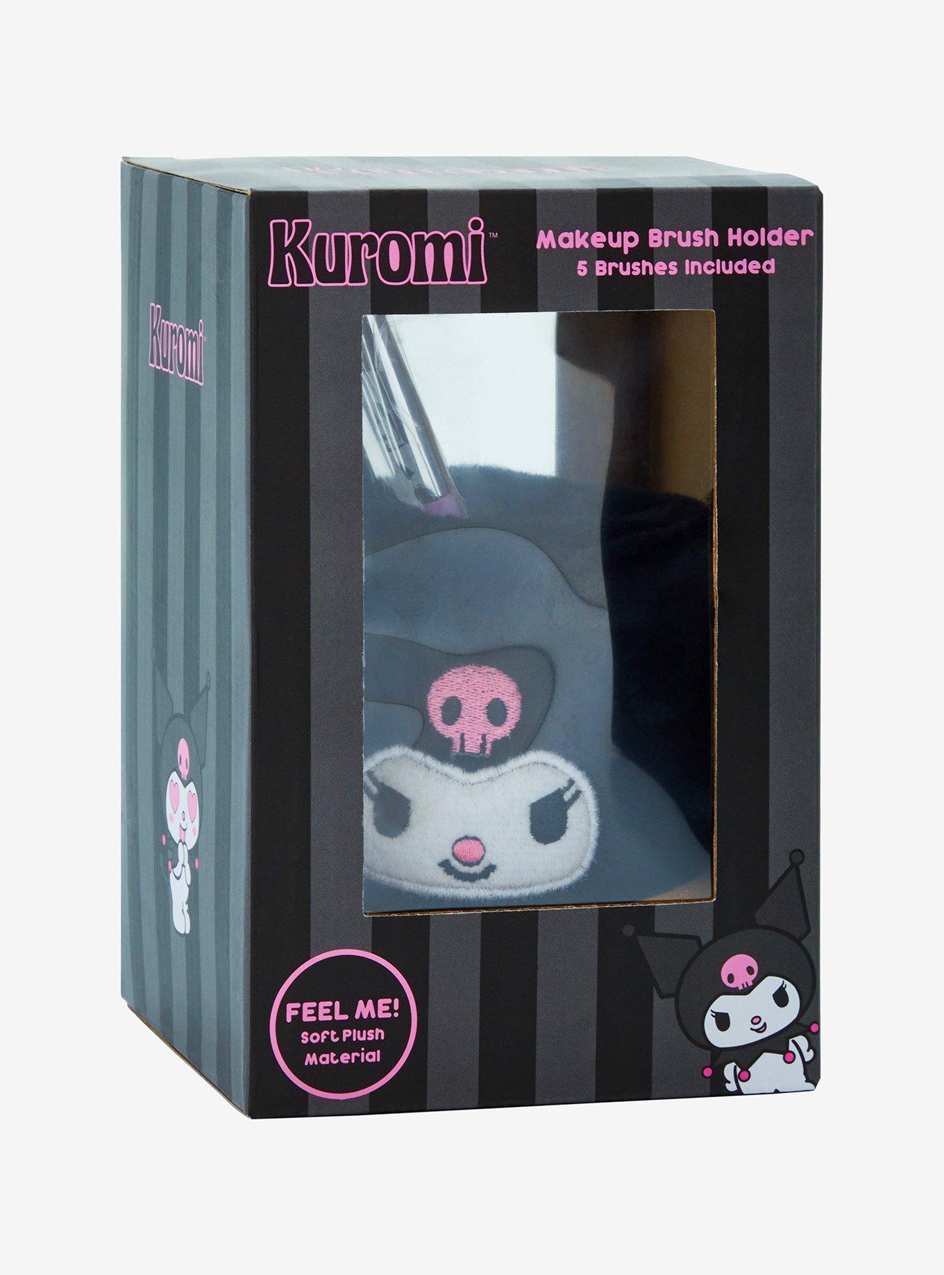 Sanrio Kuromi Plush Makeup Brush Holder & Brush Set - BoxLunch Exclusive, , alternate