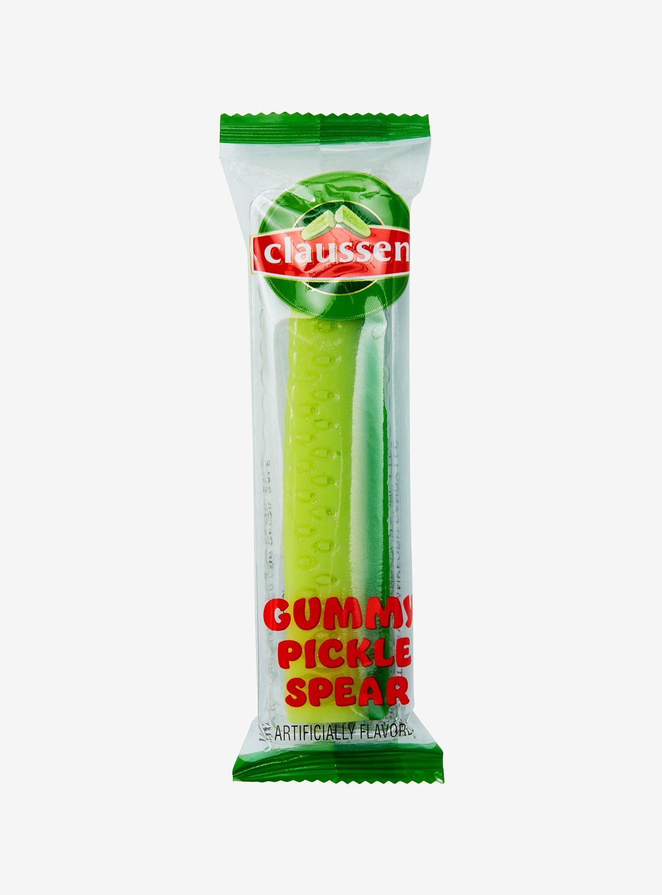 Claussen Green Apple Flavored Gummy Pickles, , alternate