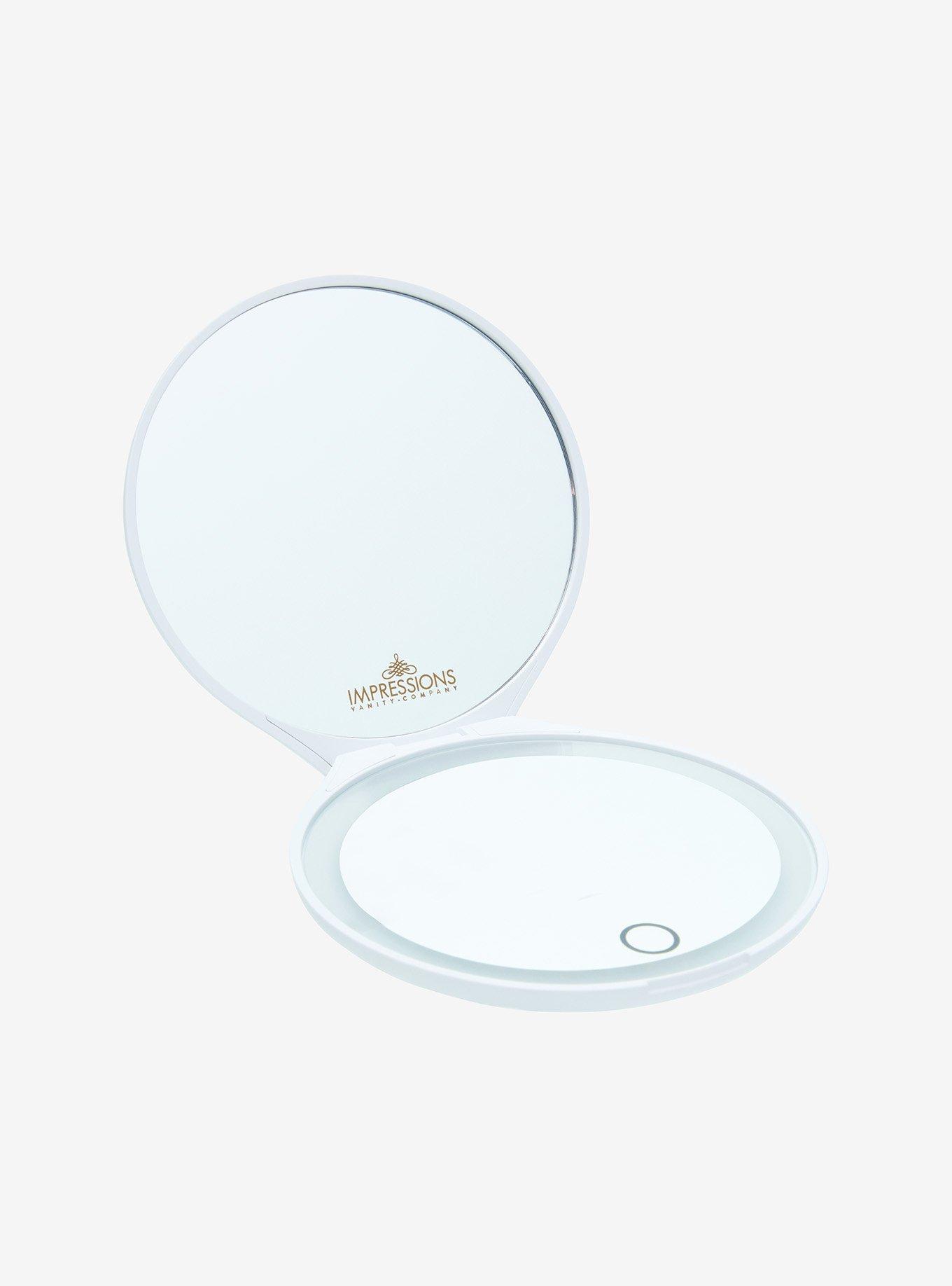 Impressions Vanity Disney The Little Mermaid Ariel LED Compact Mirror, , alternate