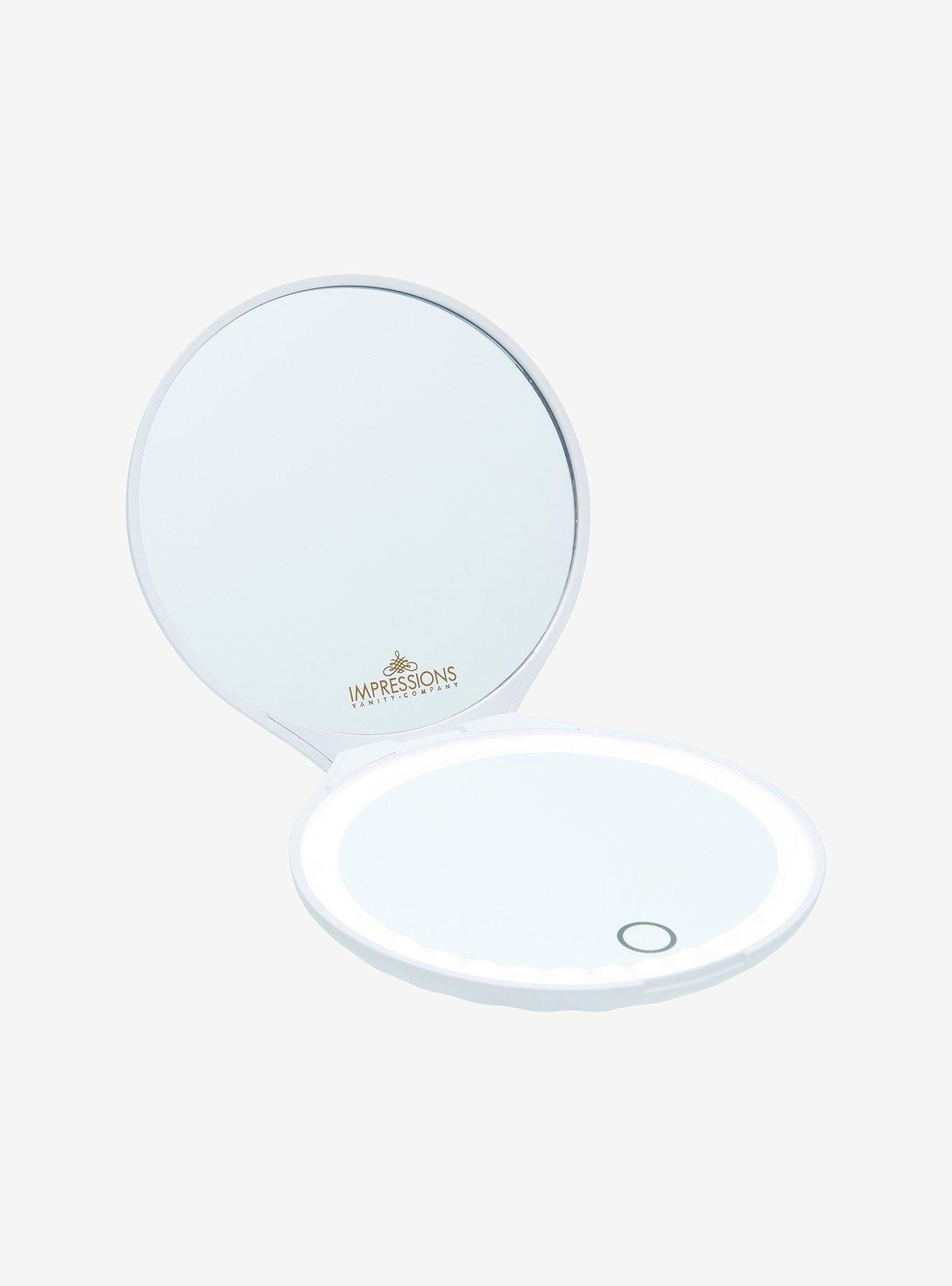 Impressions Vanity Disney The Little Mermaid Ariel LED Compact Mirror, , alternate