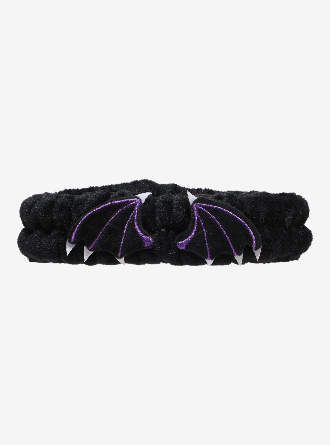 Black Bat Wing Spa Headband, , hi-res