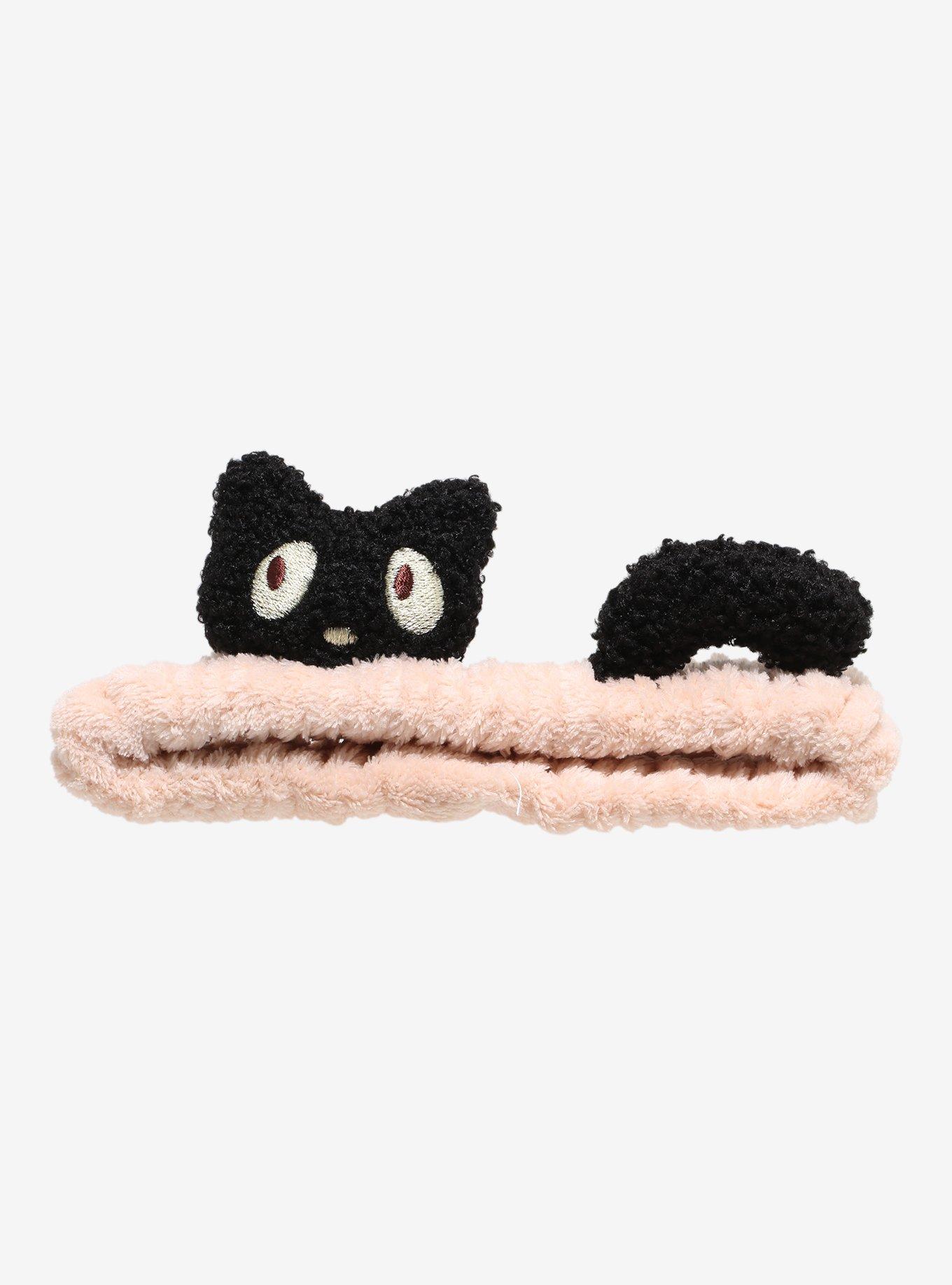 Cat Face & Tail Plush Spa Headband, , hi-res