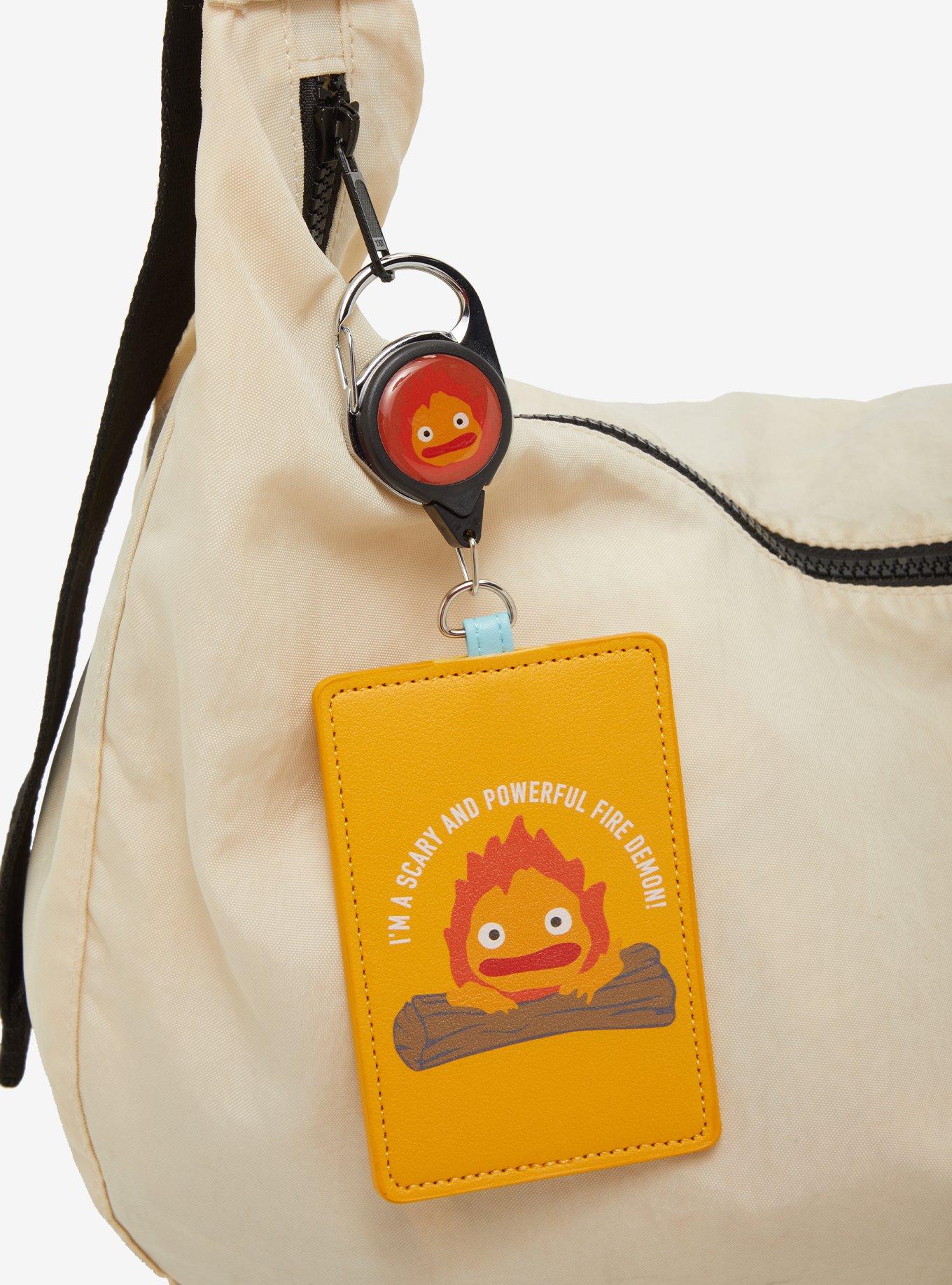 Studio Ghibli Howl's Moving Castle Calcifer Retractable Lanyard, , alternate