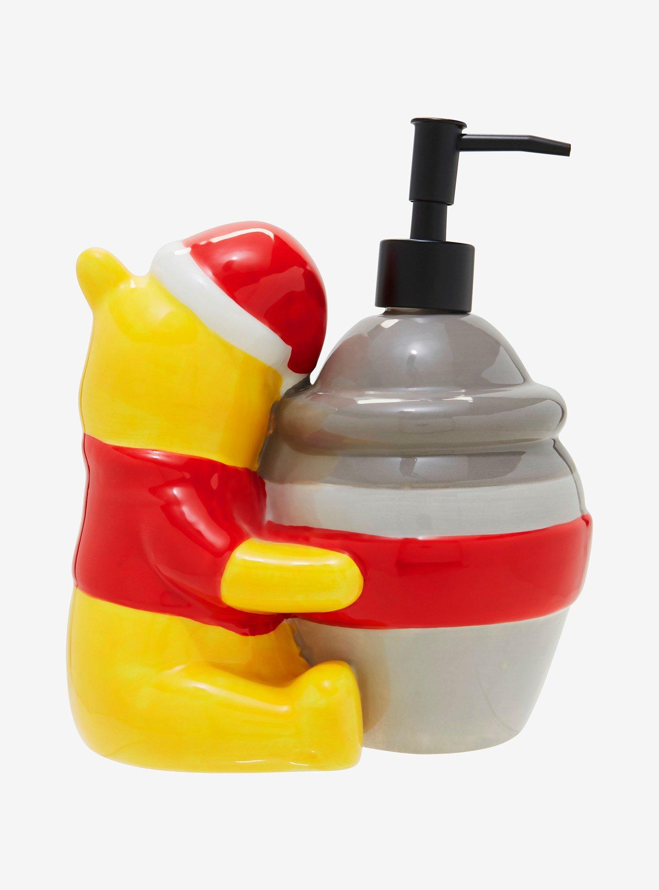 Disney Winnie the Pooh Santa Pooh Bear Holiday Soap Pump, , alternate