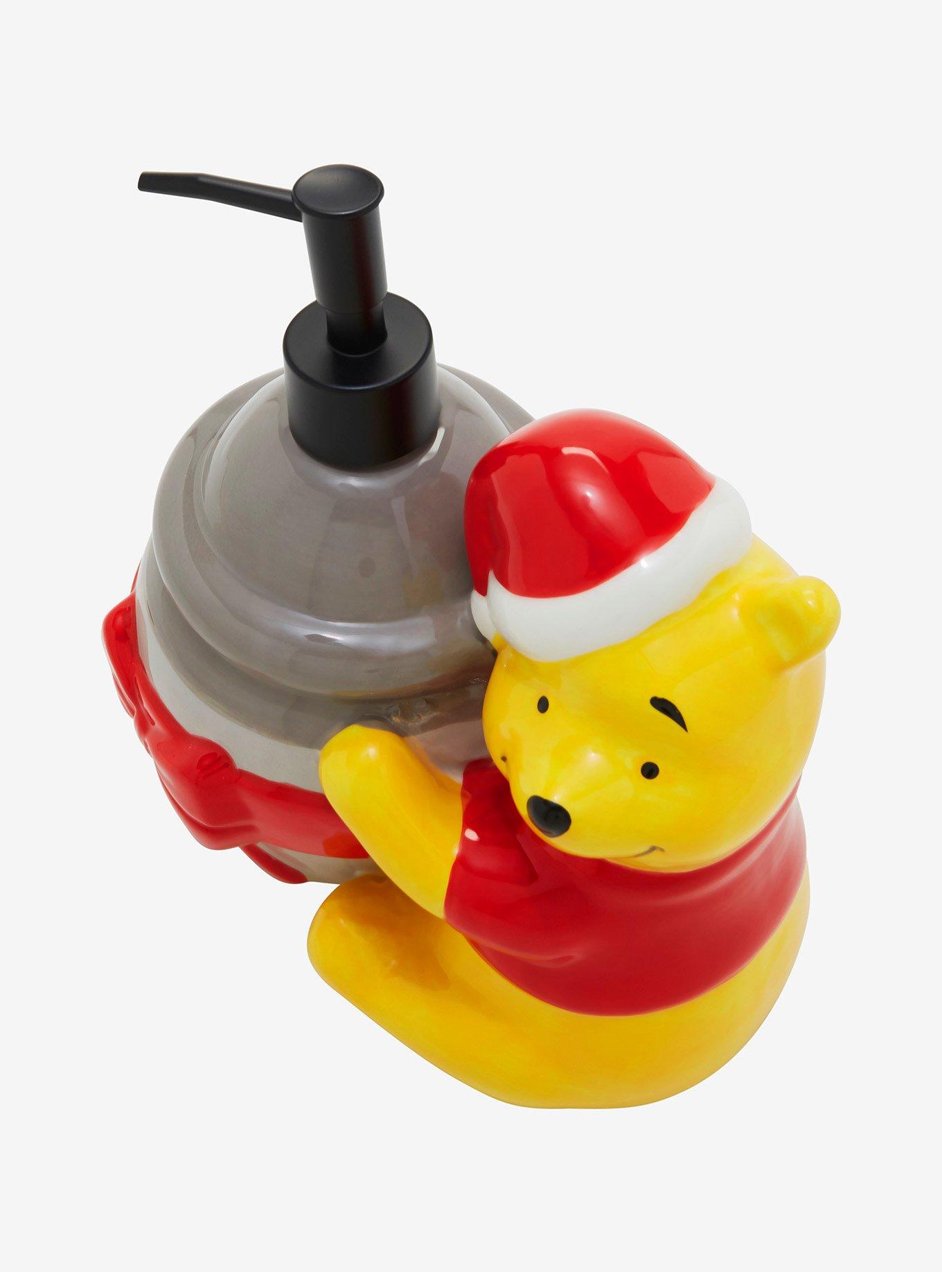 Disney Winnie the Pooh Santa Pooh Bear Holiday Soap Pump, , alternate