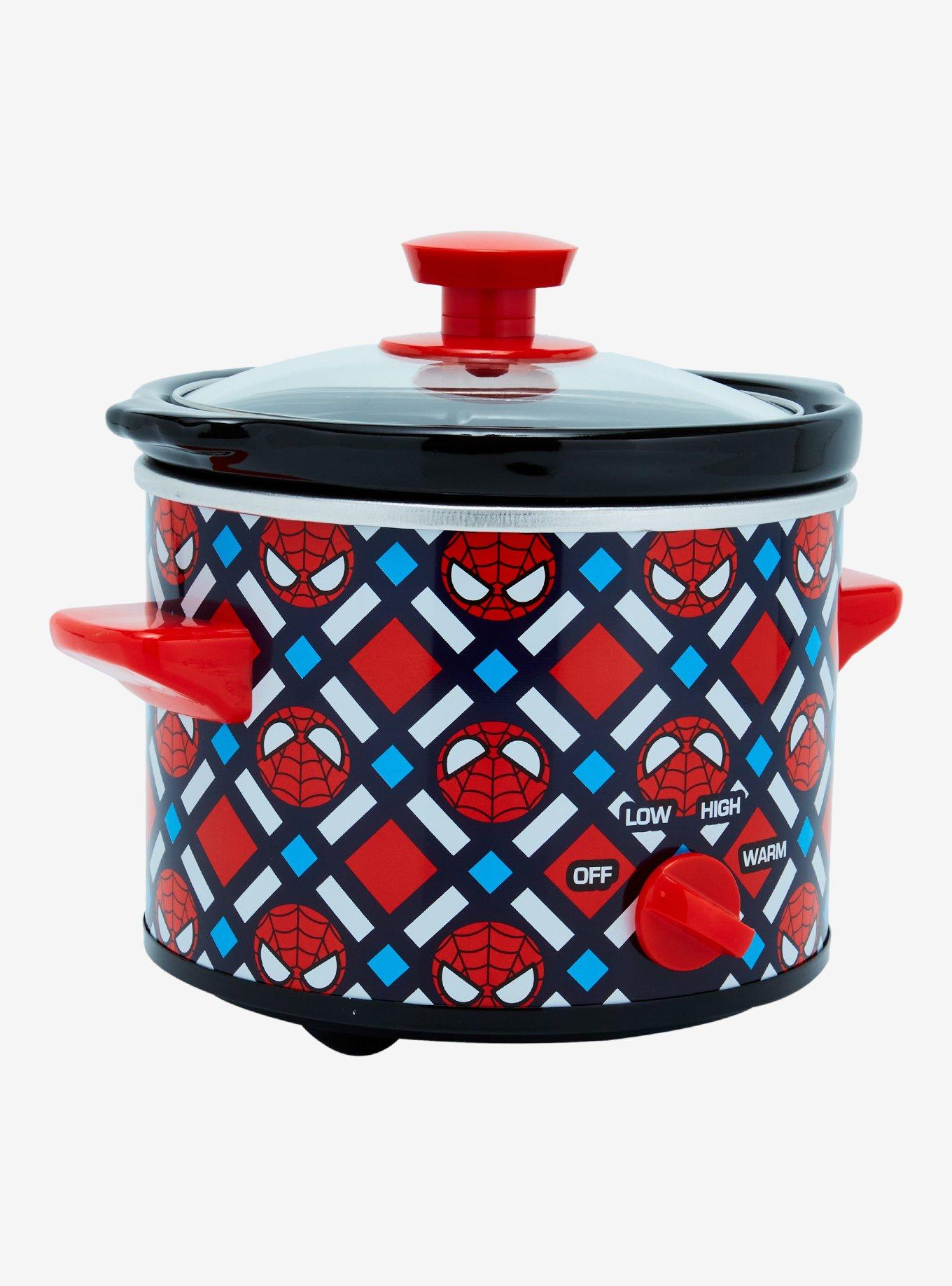 Marvel Spider-Man Diamond Allover Print 2-Quart Slow Cooker, , alternate