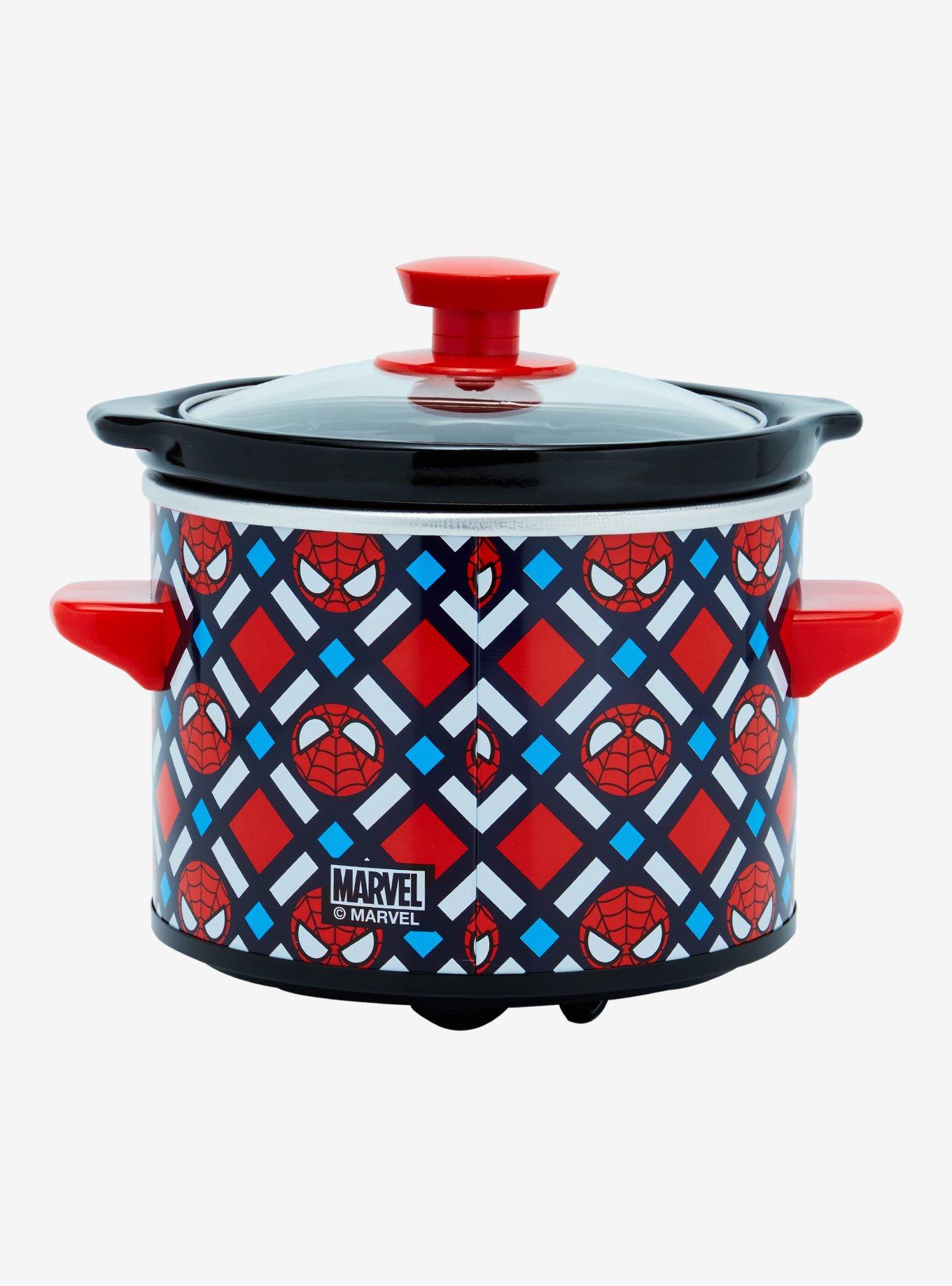 Marvel Spider-Man Diamond Allover Print 2-Quart Slow Cooker, , alternate