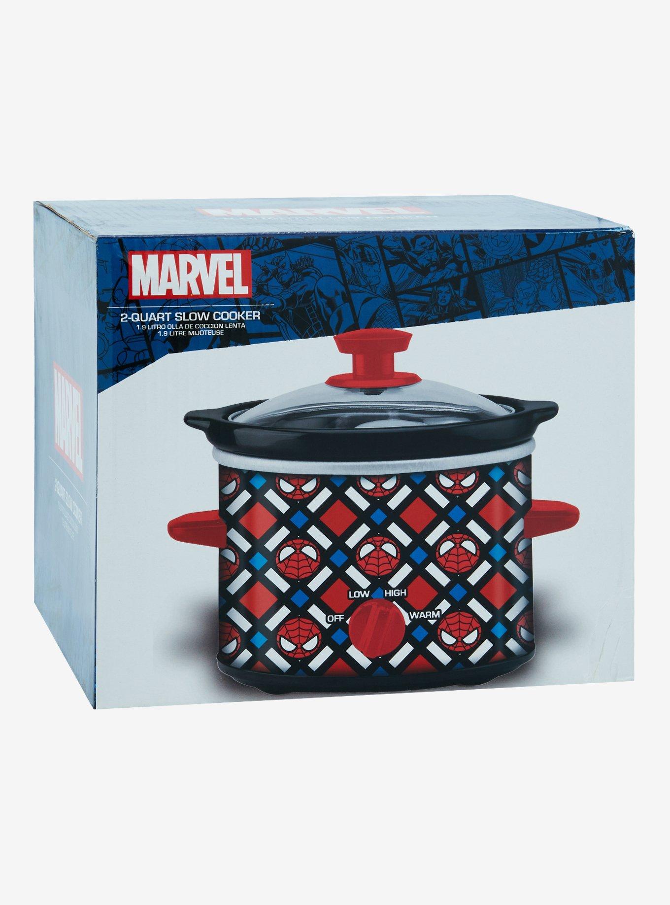 Marvel Spider-Man Diamond Allover Print 2-Quart Slow Cooker, , alternate