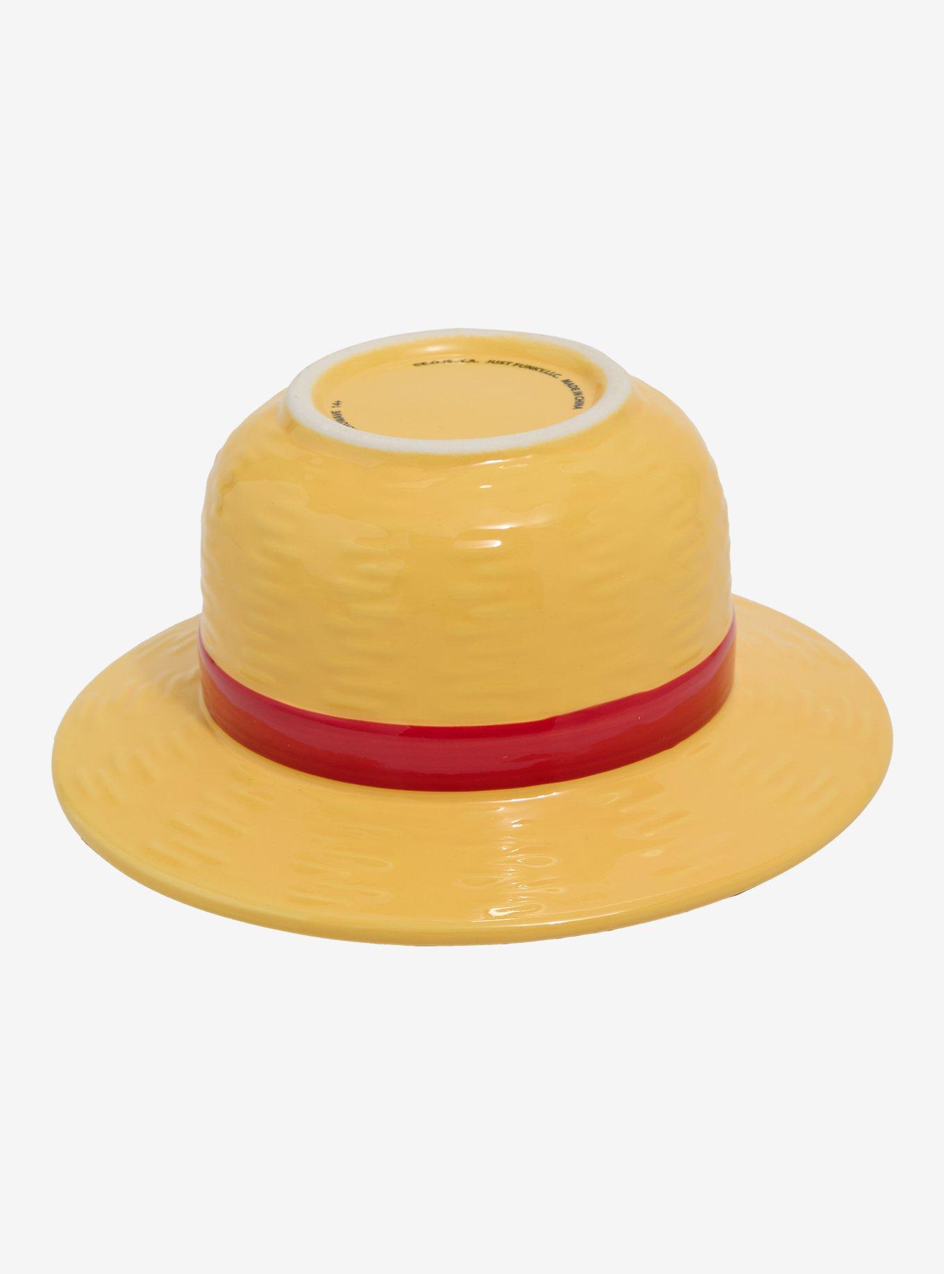 One Piece Luffy's Straw Hat Figural Ceramic Bowl, , alternate