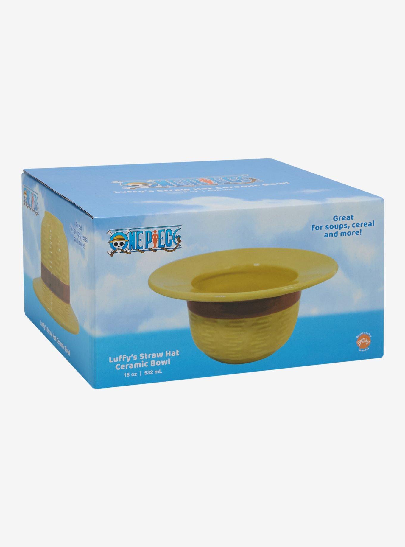 One Piece Luffy's Straw Hat Figural Ceramic Bowl, , alternate