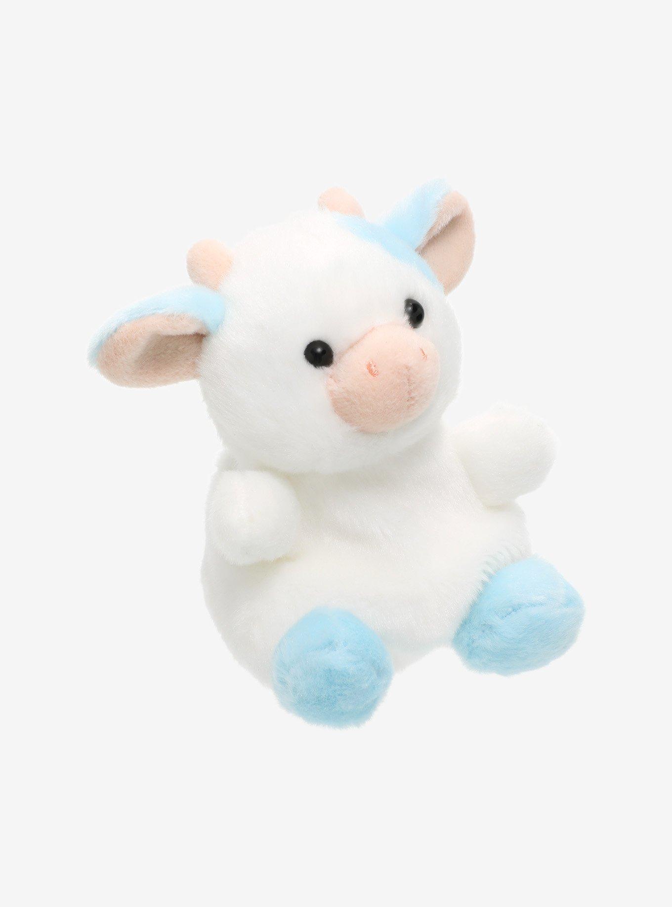 Aurora Palm Pals Skyla Blueberry Cow Plush, , hi-res
