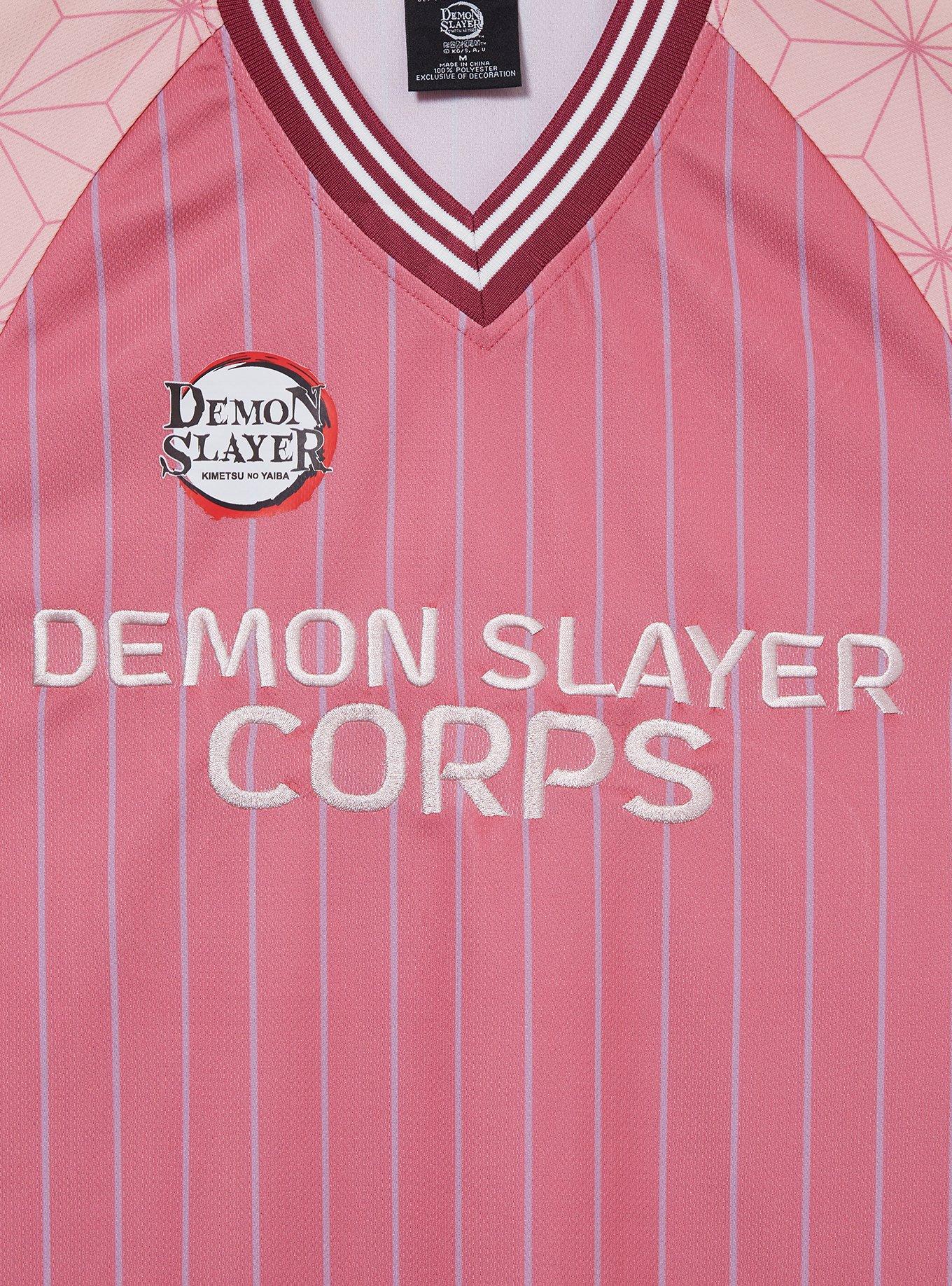 Demon Slayer: Kimetsu no Yaiba Nezuko Batting Jersey - BoxLunch Exclusive, PINK, alternate