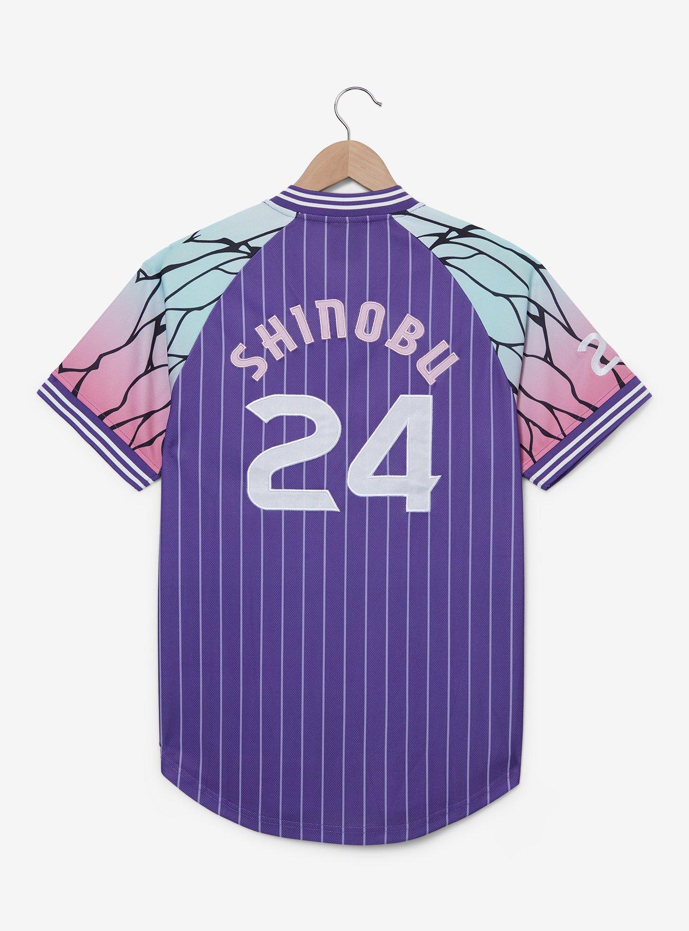 Demon Slayer: Kimetsu no Yaiba Shinobu Batting Jersey - BoxLunch Exclusive, , hi-res